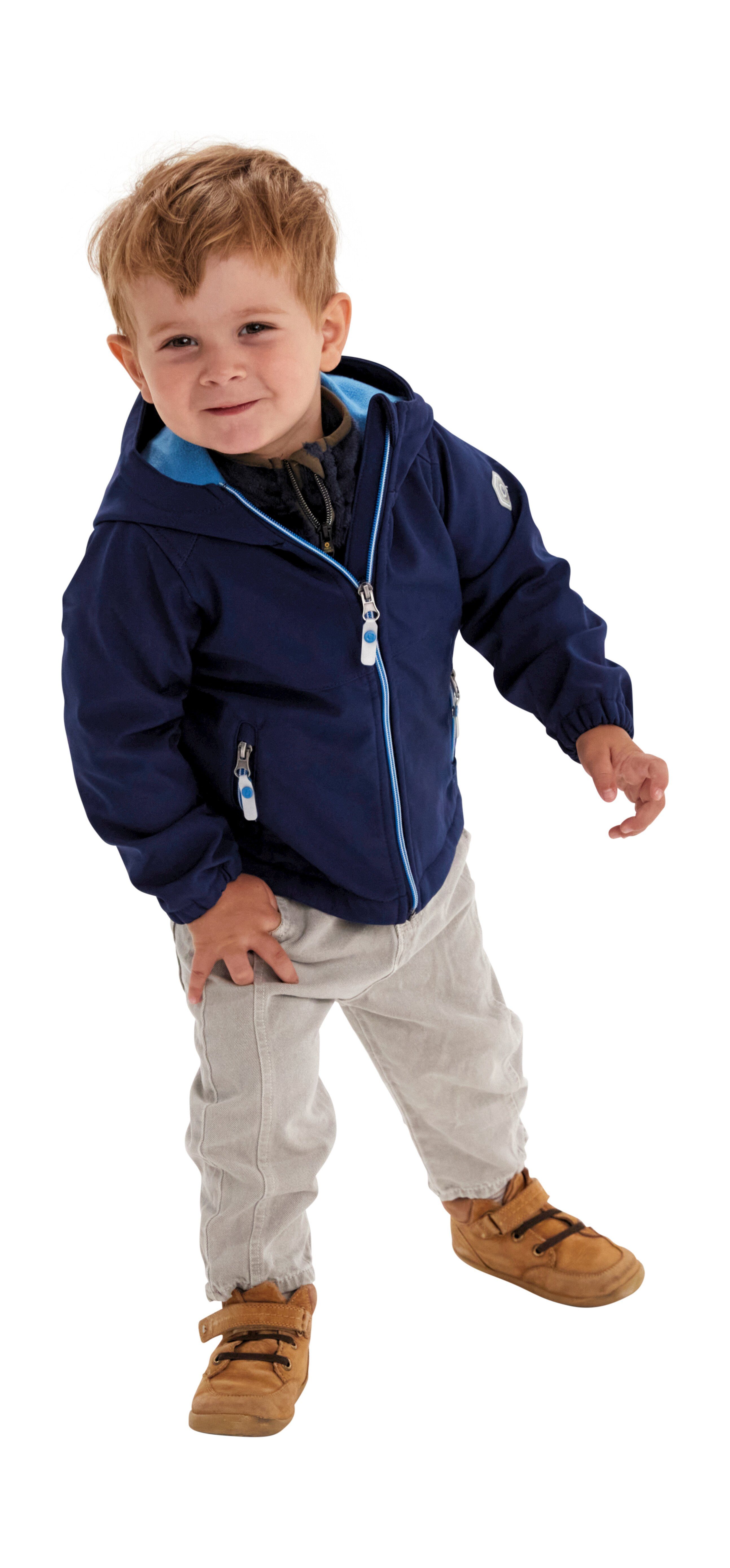 Killtec Softshell-jack Mini softshell-jack Waterafstotende softshelljack, warm, kleurafgebakende accenten