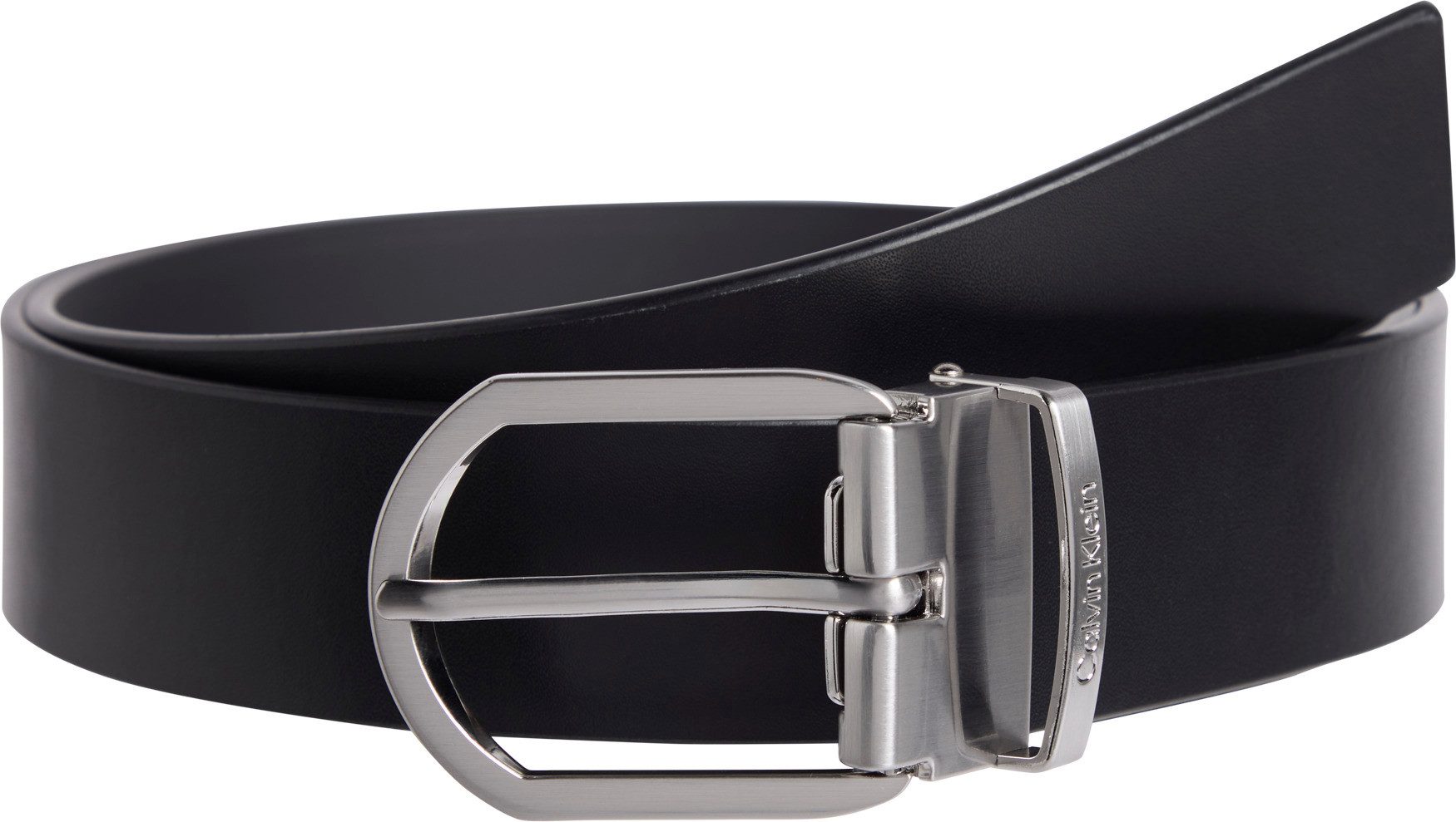 Calvin Klein Leren riem ADJ CASUAL ROUND 35MM