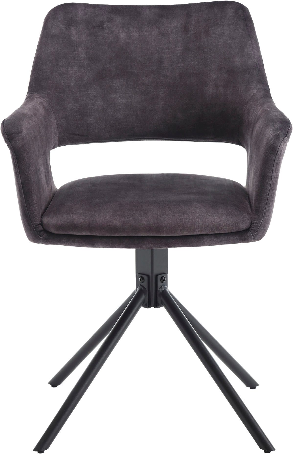 byLIVING Eetkamerstoel Eleonore 2-delige set draaisstoel met comfortabele bekleding in verschillende stoffen (set, 2 stuks)