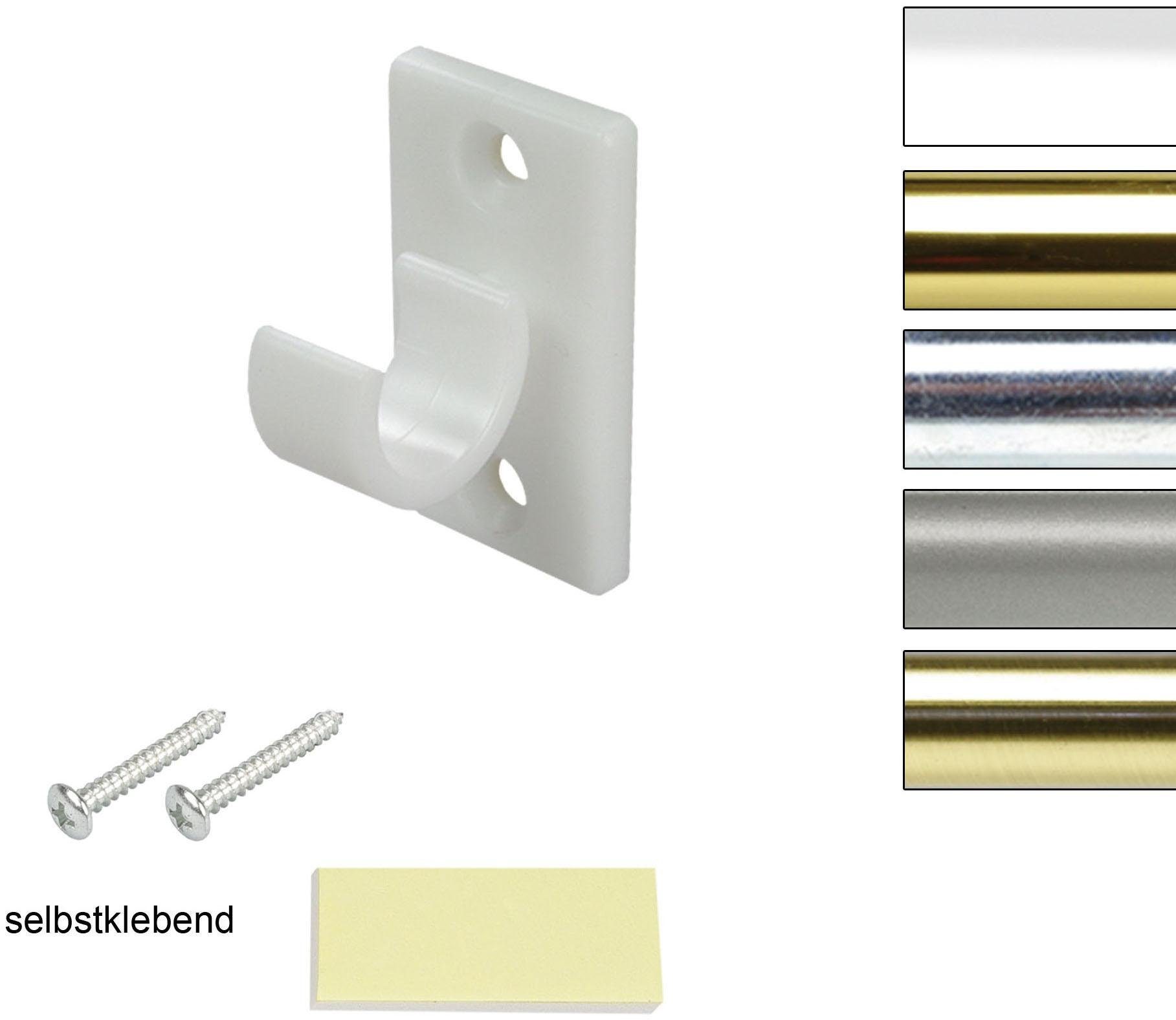 Liedeco Zelfklevende drager voor cafébars ø 12 mm (set, 2 stuks)