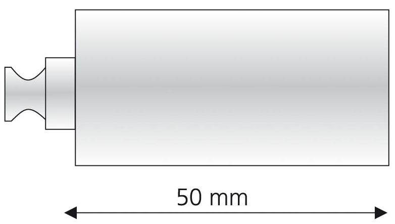 Liedeco Dragerverlenging voor gordijnroeden ø 20 mm (1 stuk)