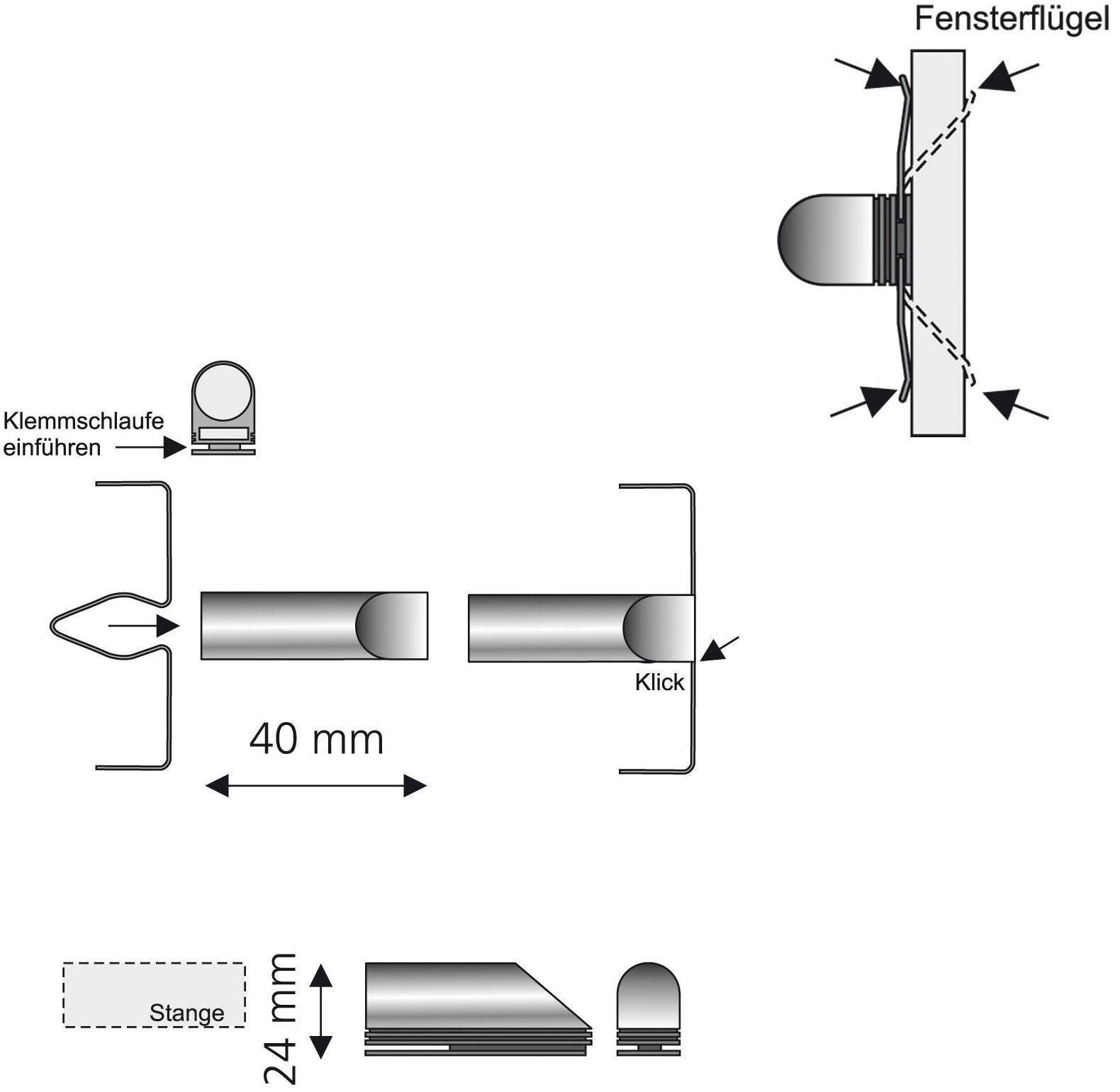 Liedeco Klem drager voor cafébars ø 12 mm (set, 2 stuks)