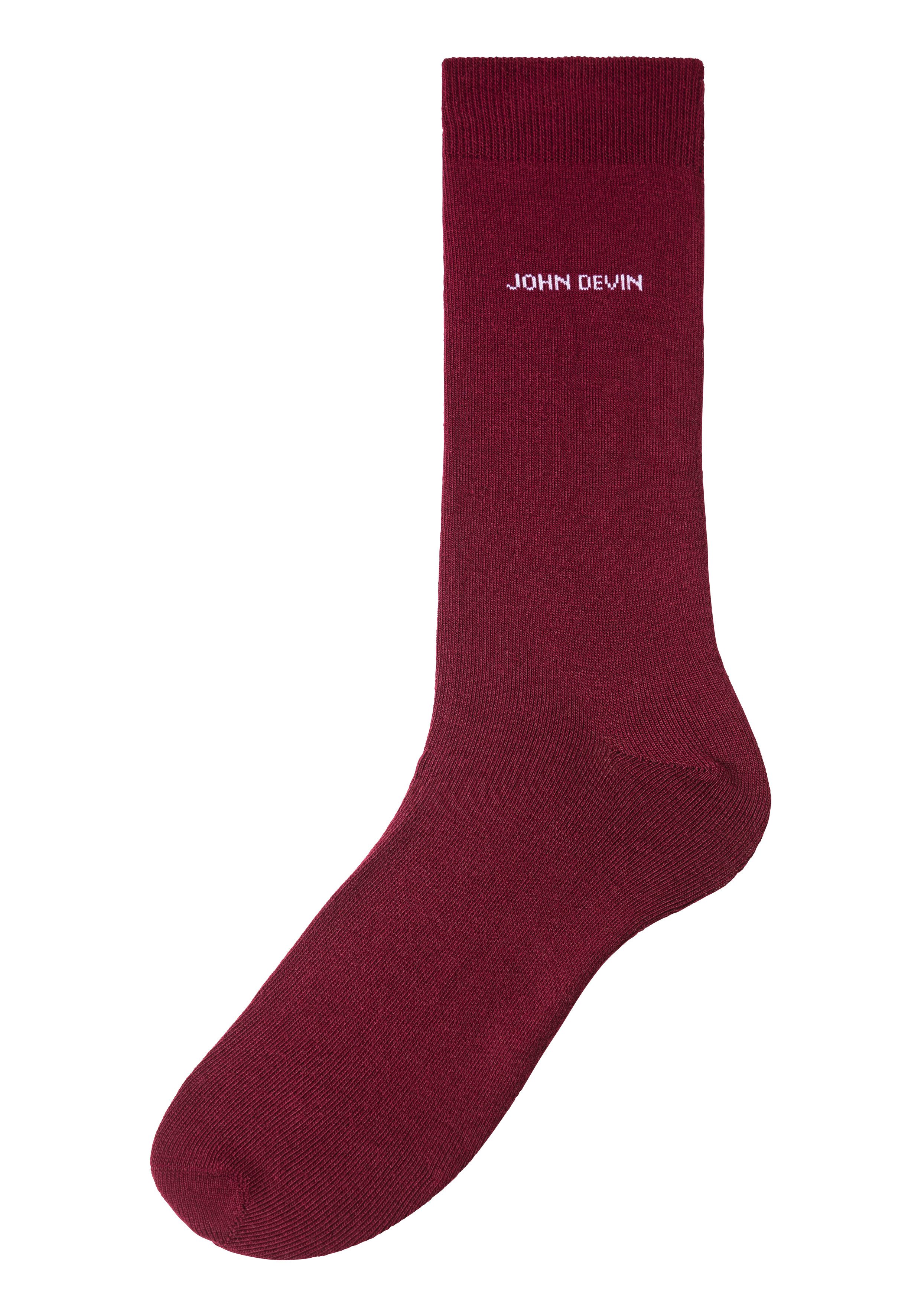 John Devin Basic sokken voor elke dag (set, 7 paar)