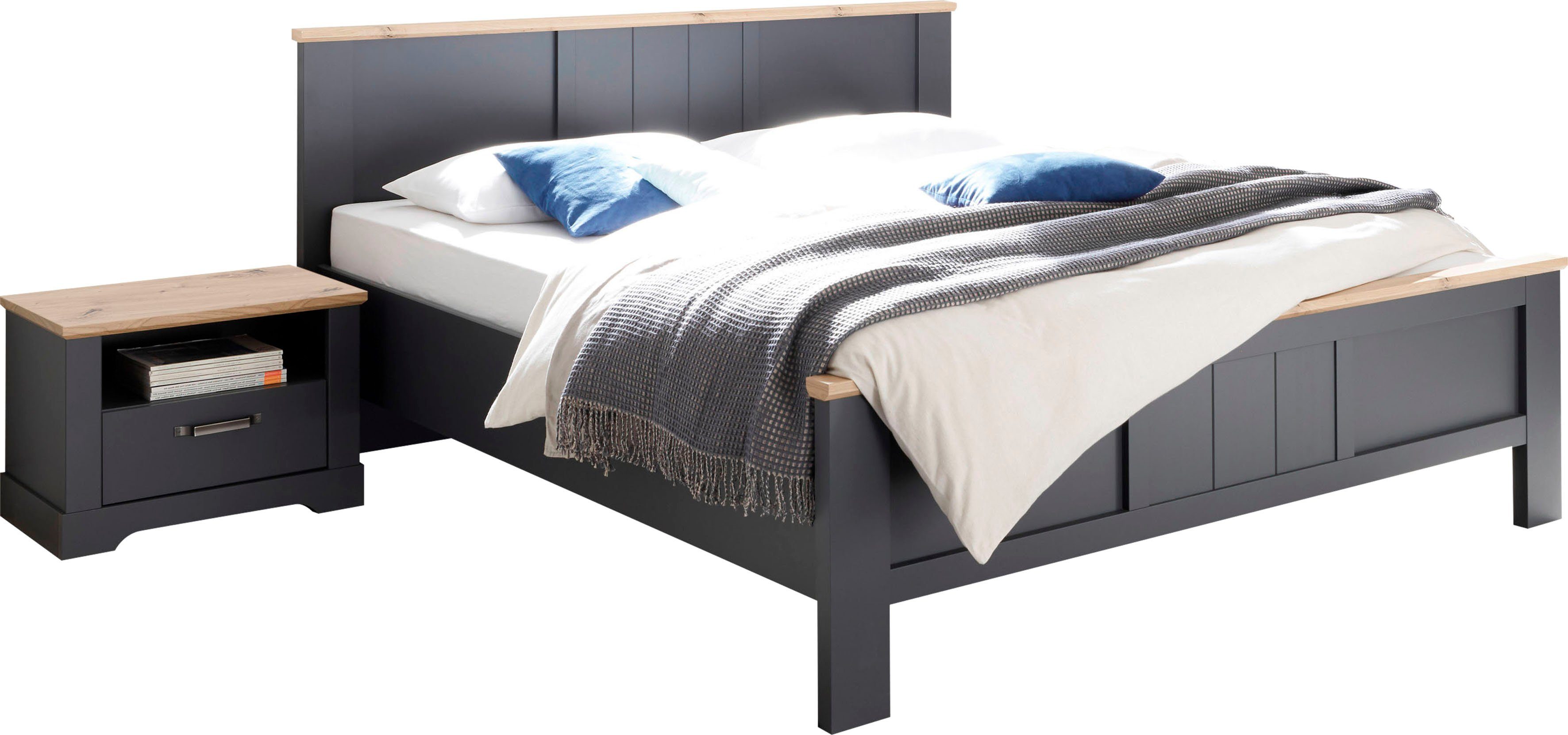 Schlafkontor Bedframe Elastir in landelijke stijl