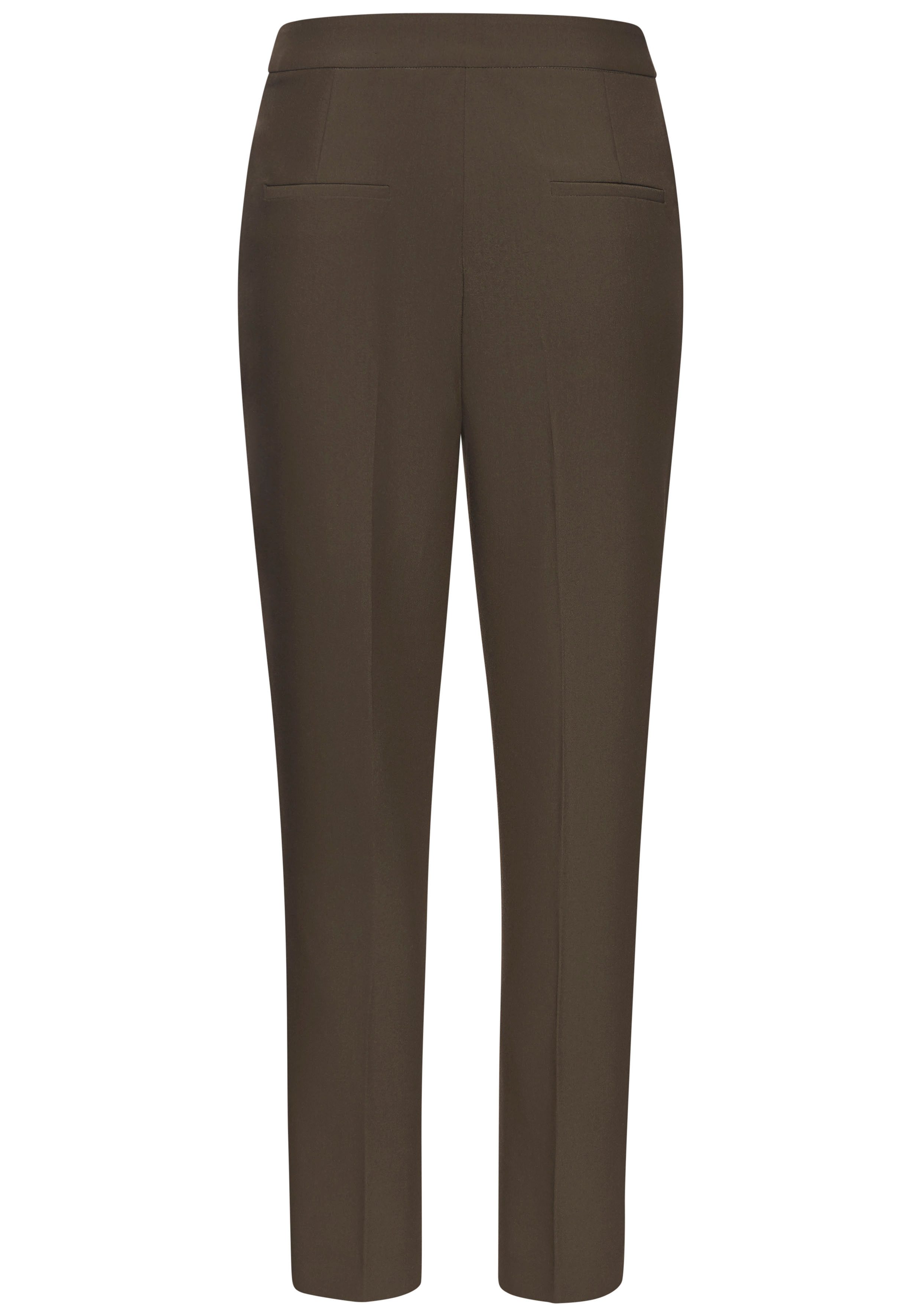 Lascana Pantalon met knopen aan de broekzoom, figuurvormend, pantalon, business-look