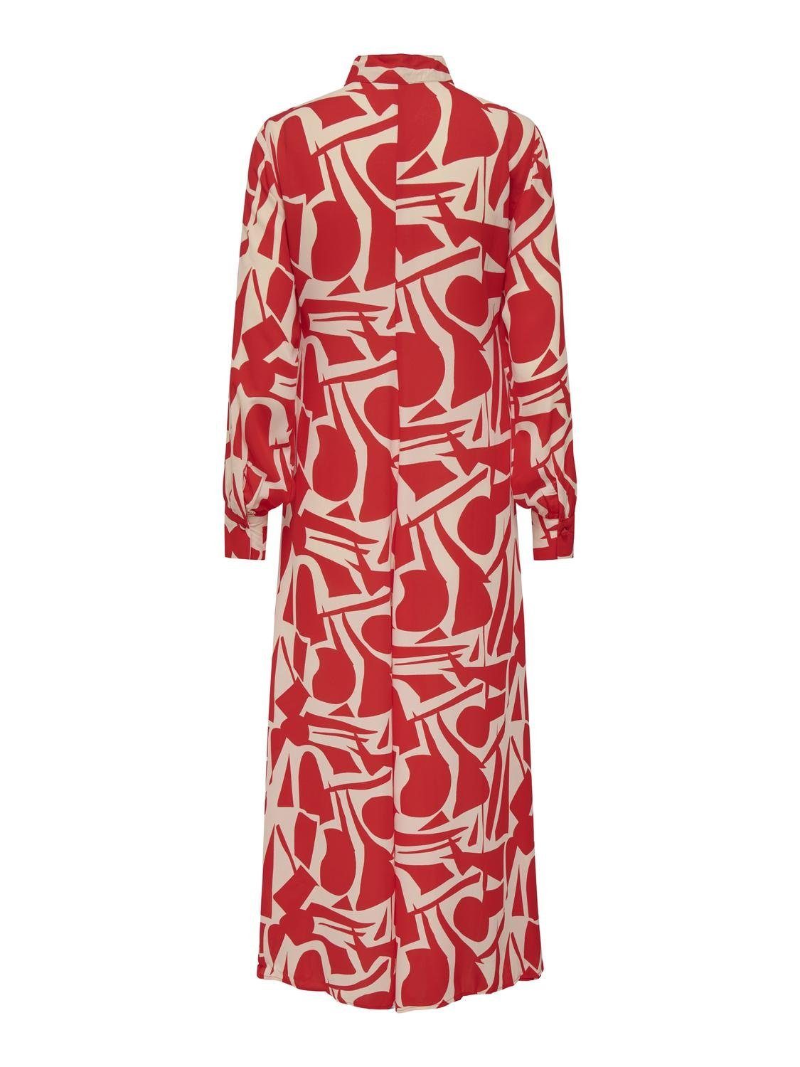 Only Maxi-jurk ONLHELENA LIFE L/S MAXI DRESS PTM