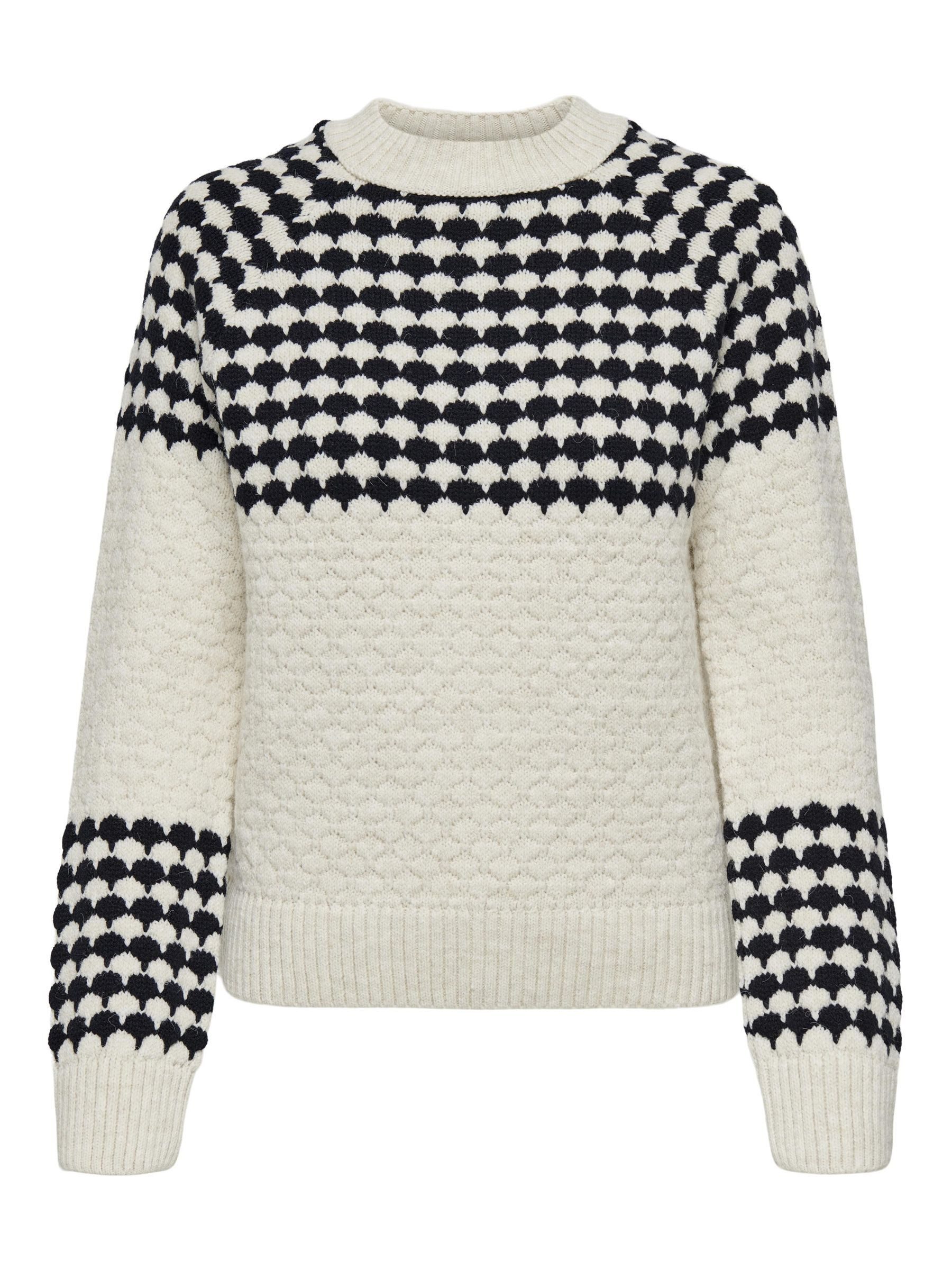 Only Trui met ronde hals ONLCANADA LS PULLOVER CC KNT