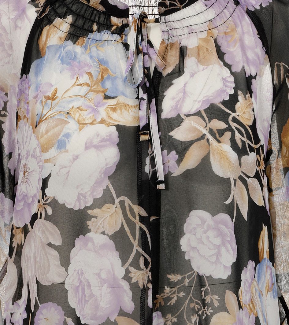 Aniston SELECTED Blouse zonder sluiting met smock aan de halslijn