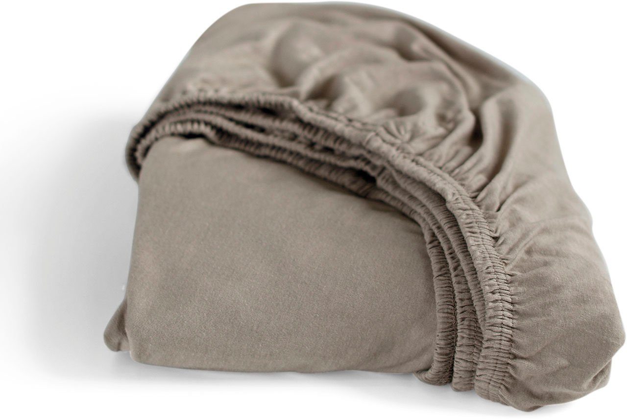 Cinderella Hoeslaken Jersey kreuk- en knoopvrij, tot 35 cm hoogte (1 stuk) hoeslakens maat 90 cm x 200-210 cm