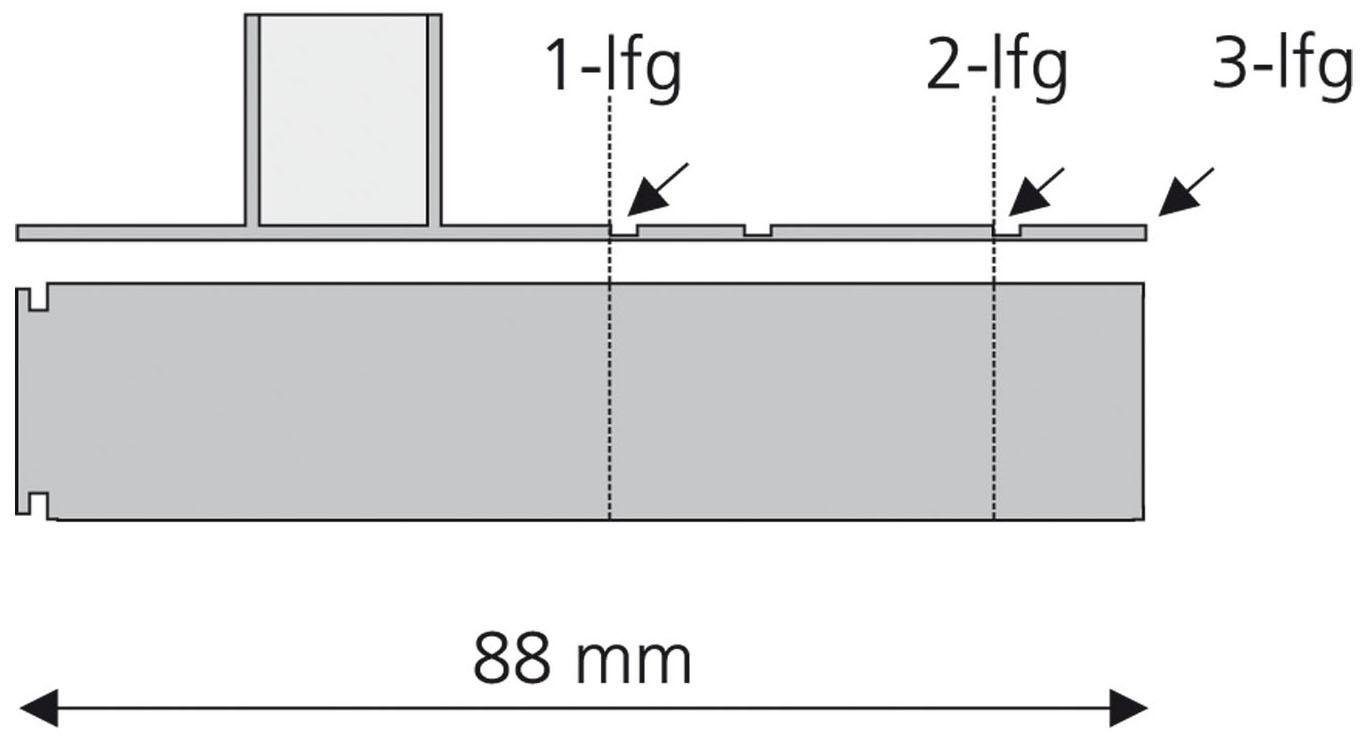 Liedeco Montageset voor raamdecoratie Zij-afdekking (2 stuks)