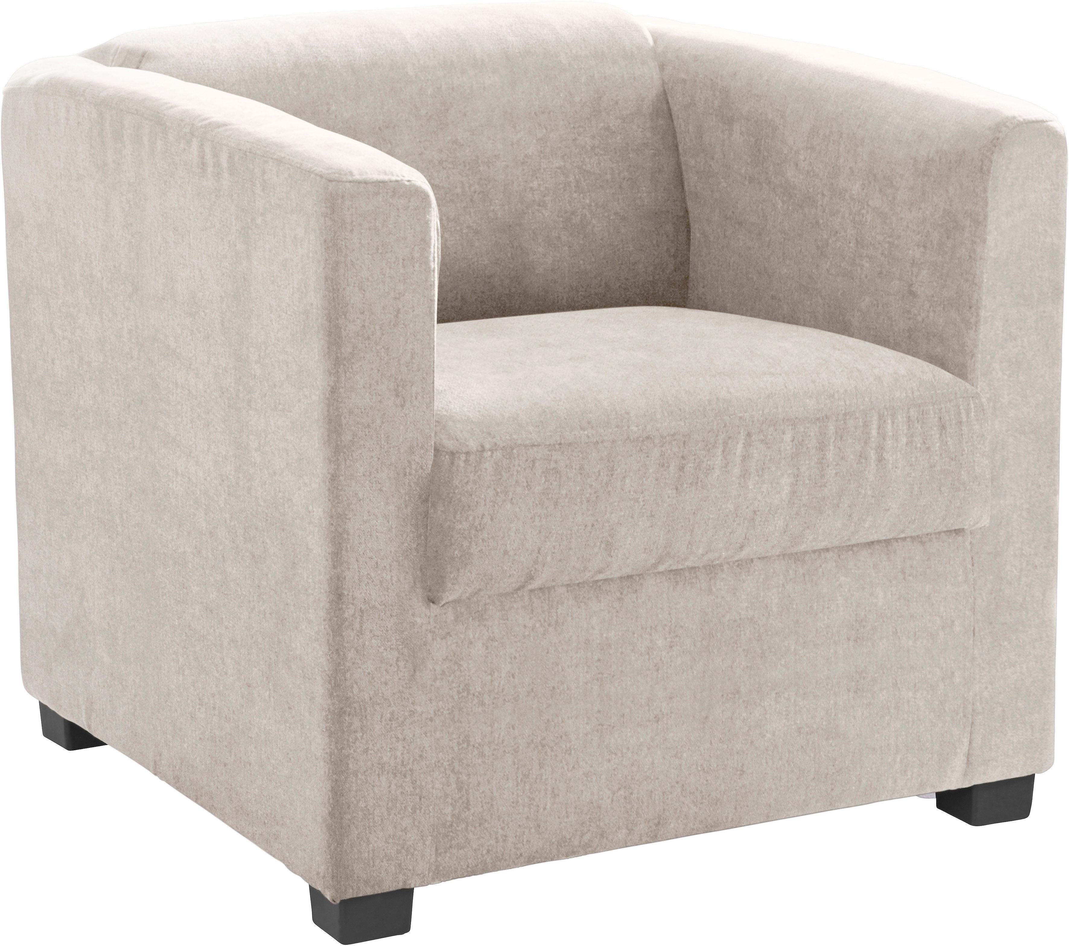 INOSIGN Fauteuil Bob cocktailsessel in verschillende moderne kleuren en kwaliteiten (set)