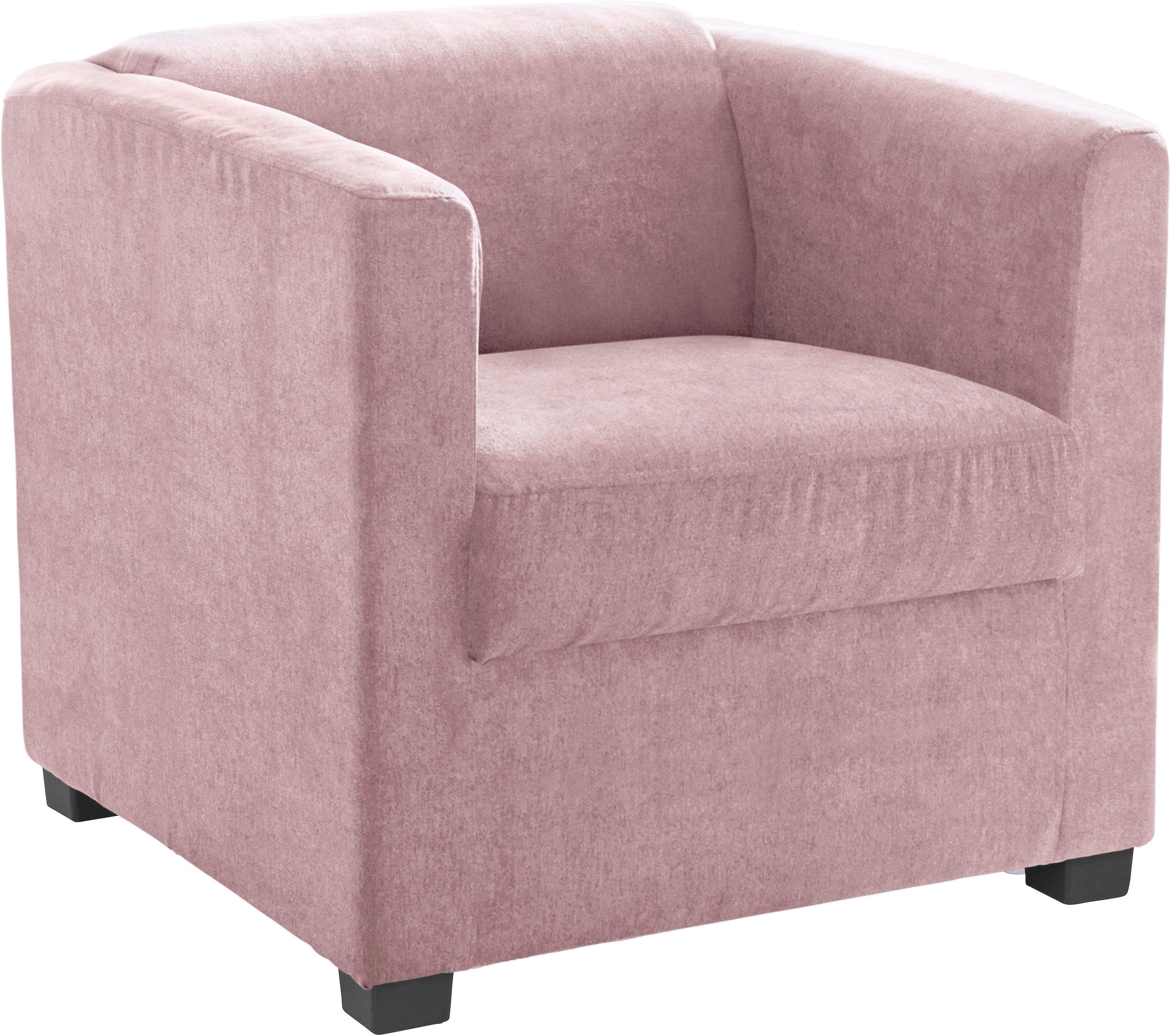 INOSIGN Fauteuil Bob cocktailsessel in verschillende moderne kleuren en kwaliteiten (set)