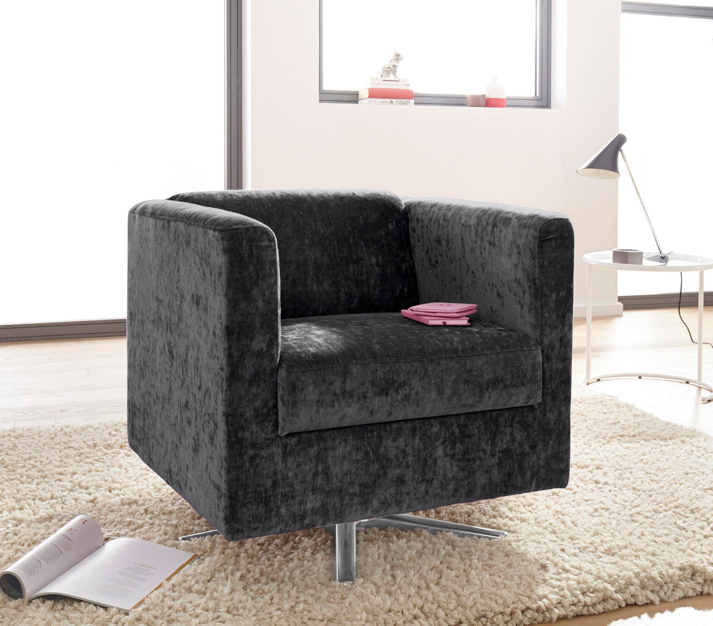 INOSIGN Fauteuil Bob draaistoel draaibaar met kruisvoet (set) fauteuils grijs
