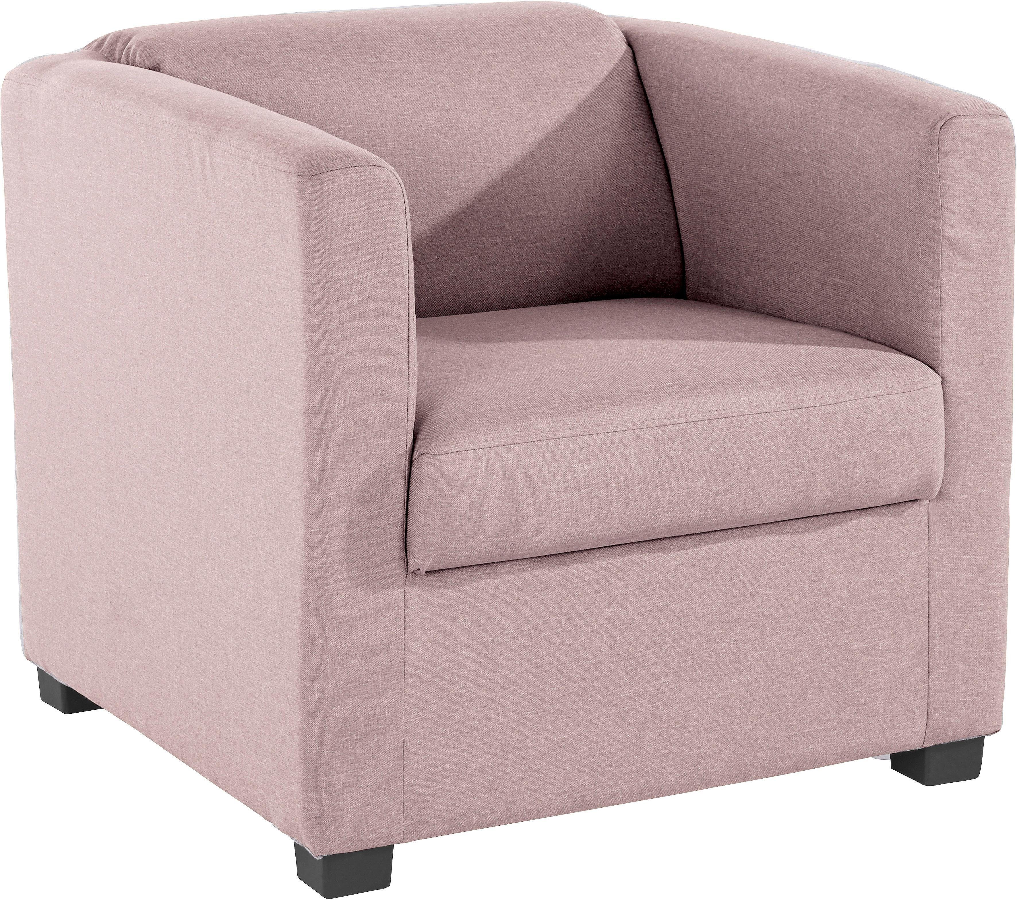 INOSIGN Fauteuil Bob cocktailsessel in verschillende moderne kleuren en kwaliteiten (set)