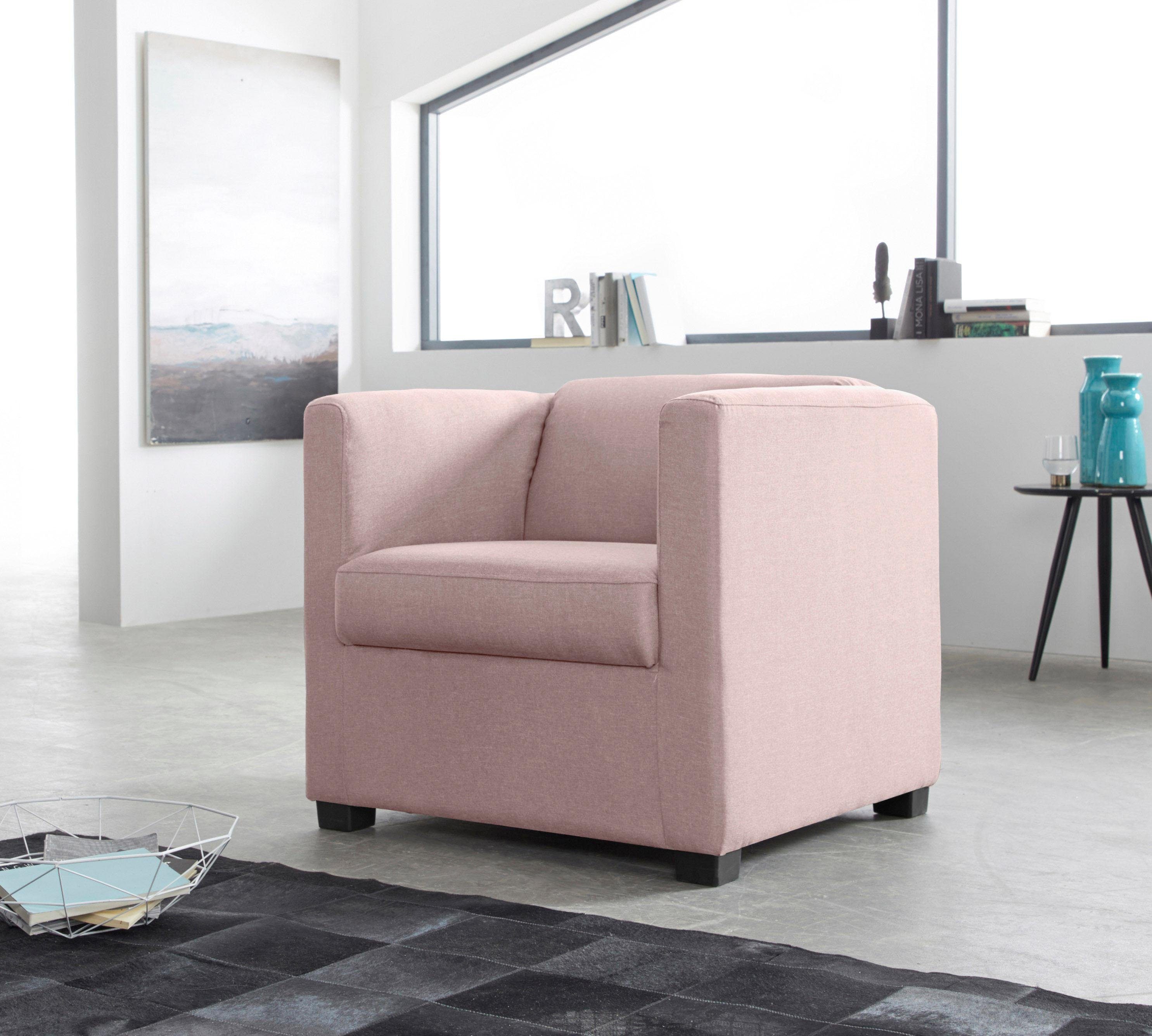 INOSIGN Fauteuil Bob in verschillende moderne kleuren en kwaliteiten