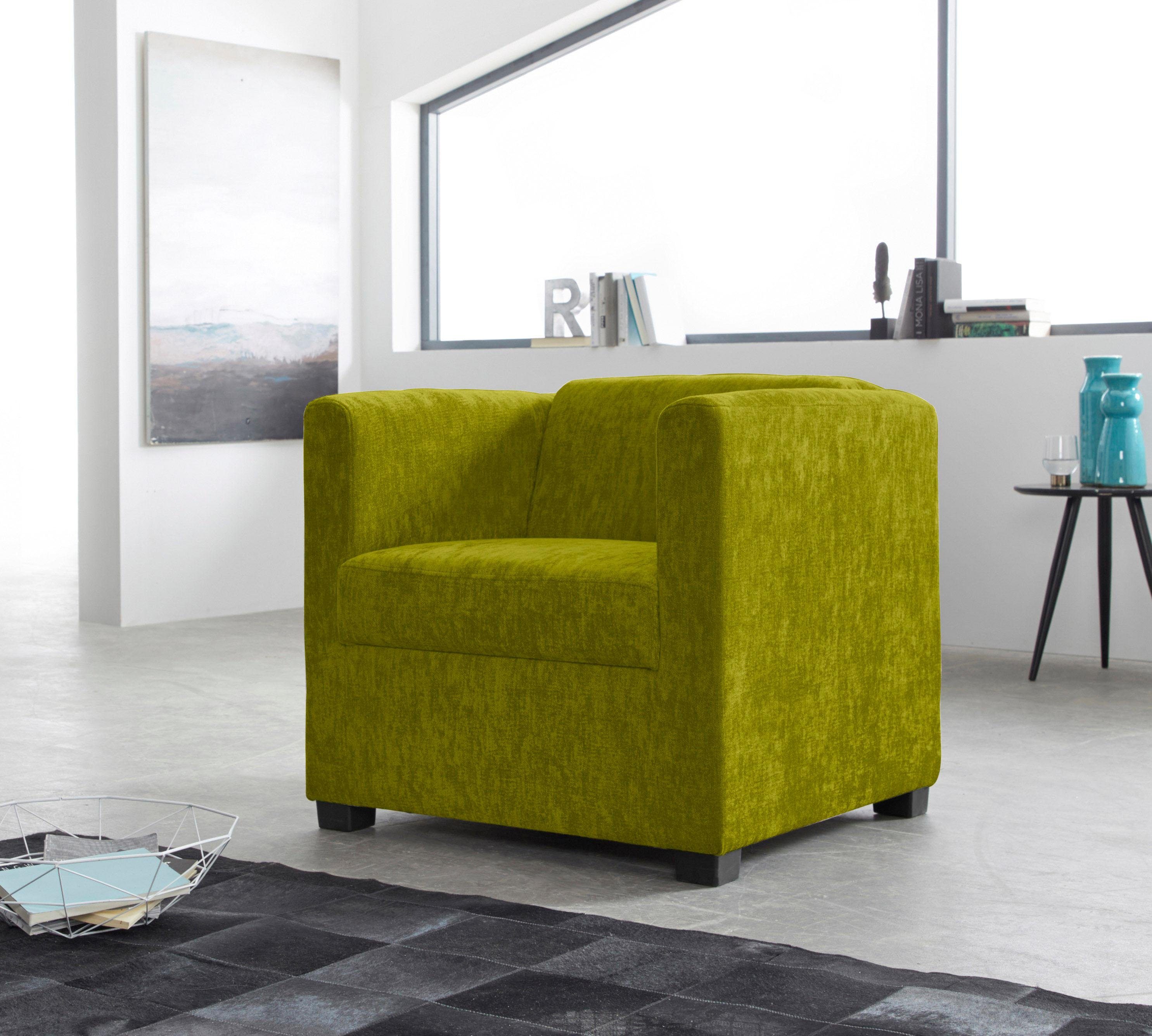 INOSIGN Fauteuil Bob in verschillende moderne kleuren en kwaliteiten