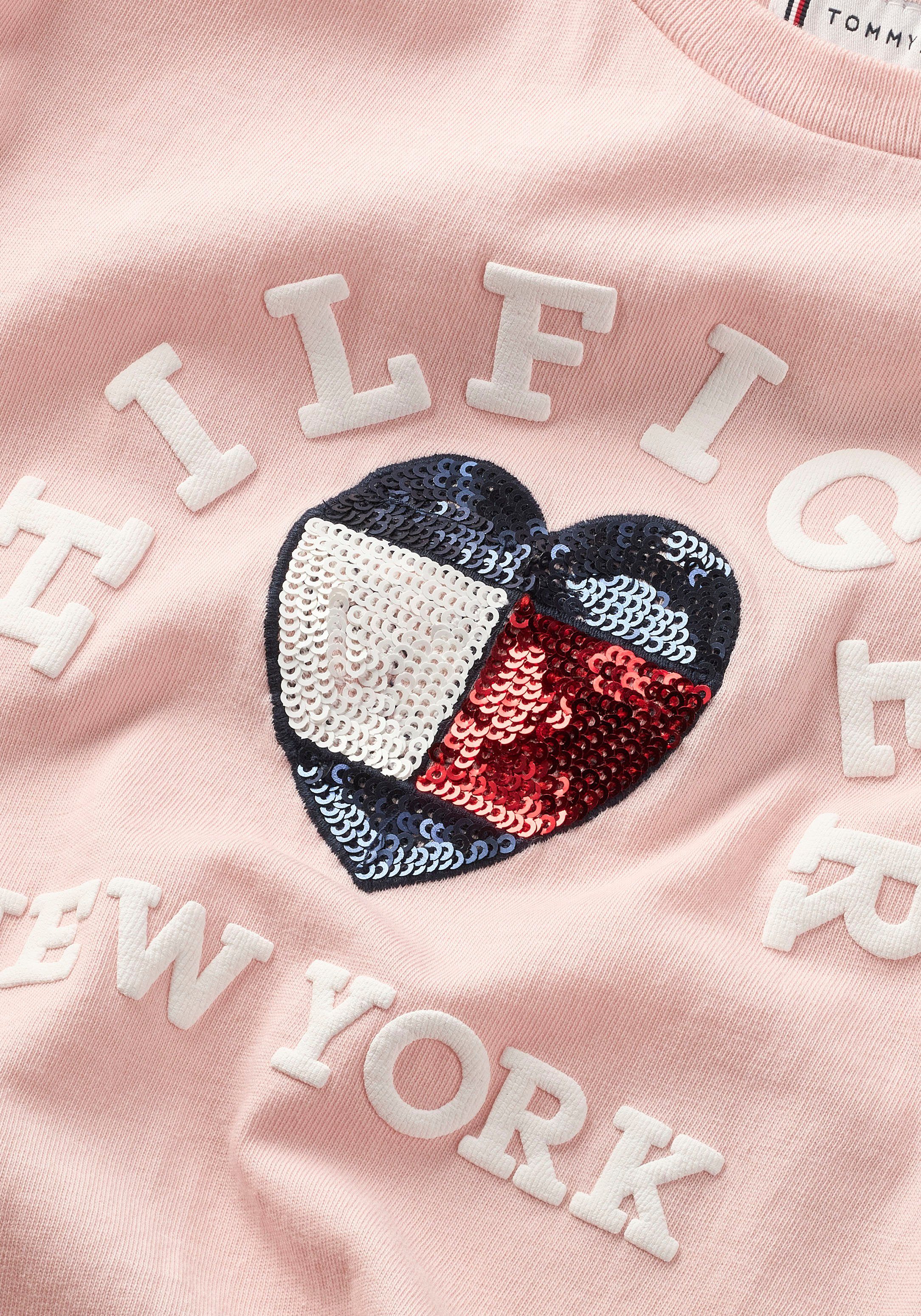 Tommy Hilfiger T-shirt HILFIGER SEQUINS TEE S/S