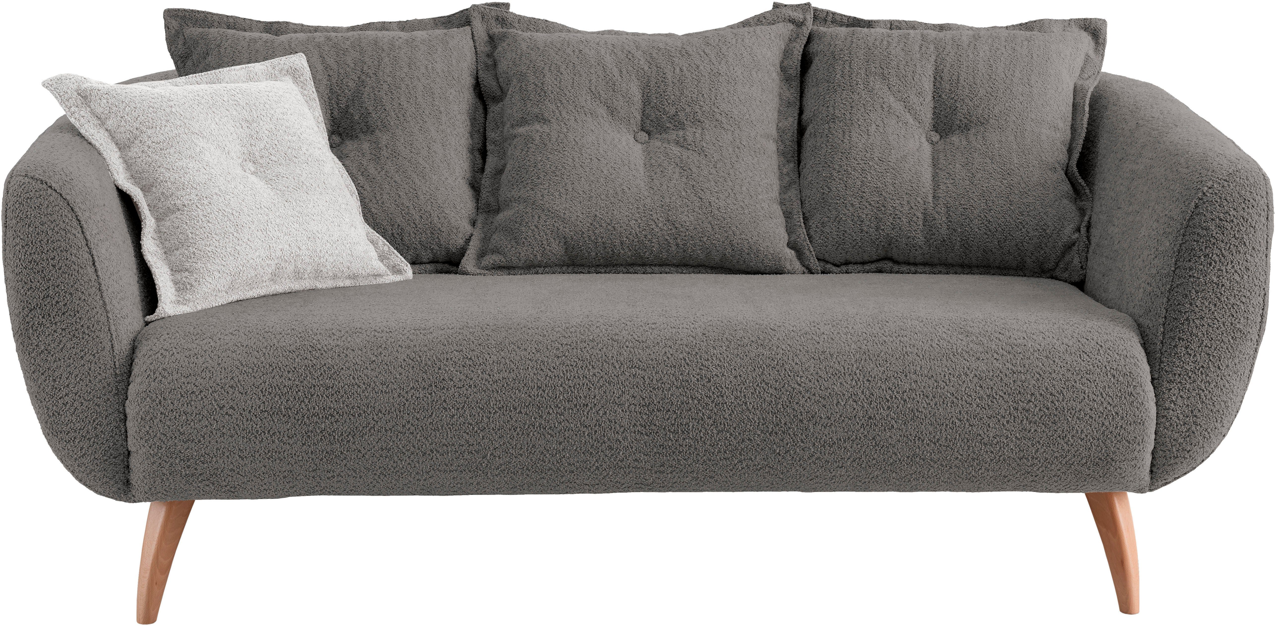 Home affaire 2,5-zitsbank Baggio modern en romantisch design, comfortabel