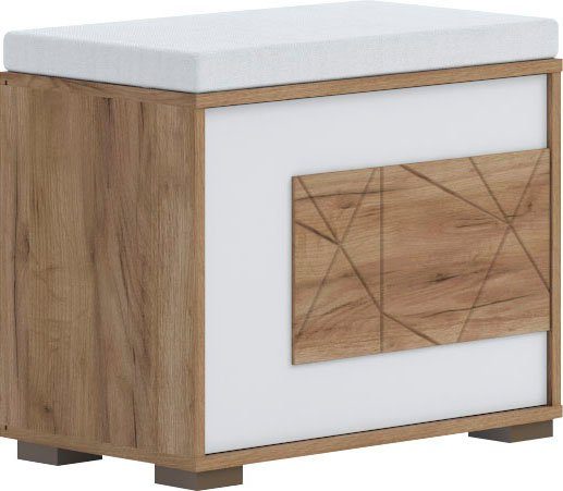 Places of Style Halmeubelset Stela Hoogglans UV-gelakt (set, 5-delig)