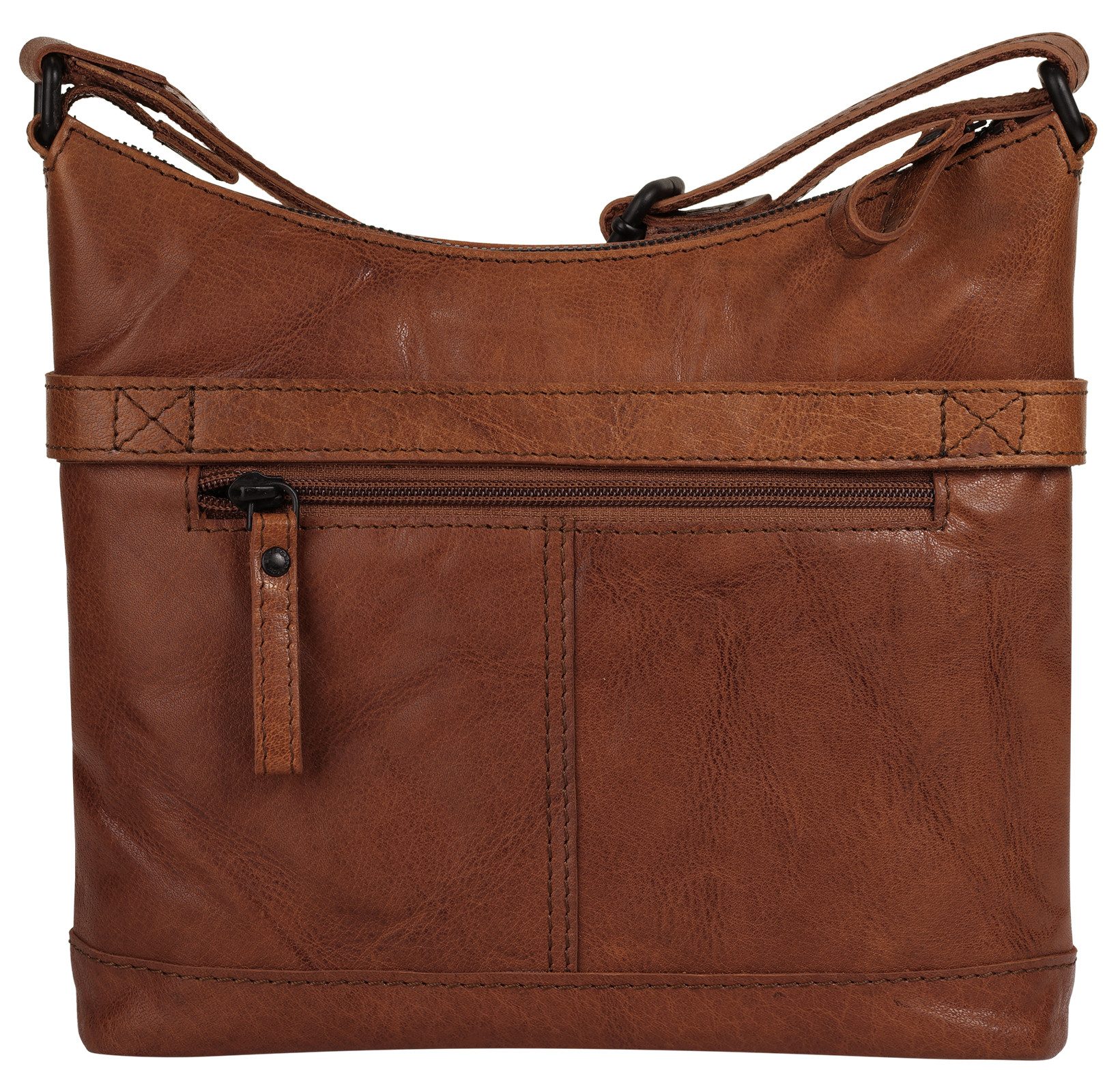 Spikes & Sparrow Schoudertas echt leder