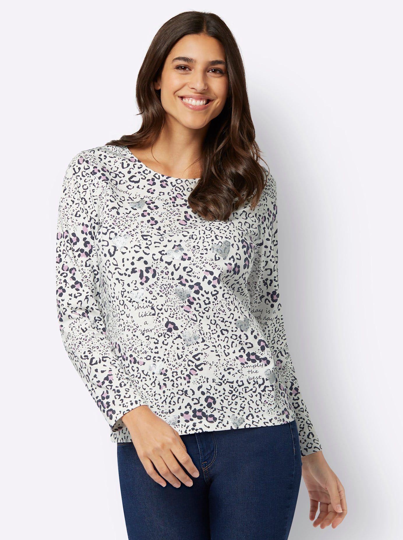 Classic Basics Shirt met lange mouwen (1-delig)