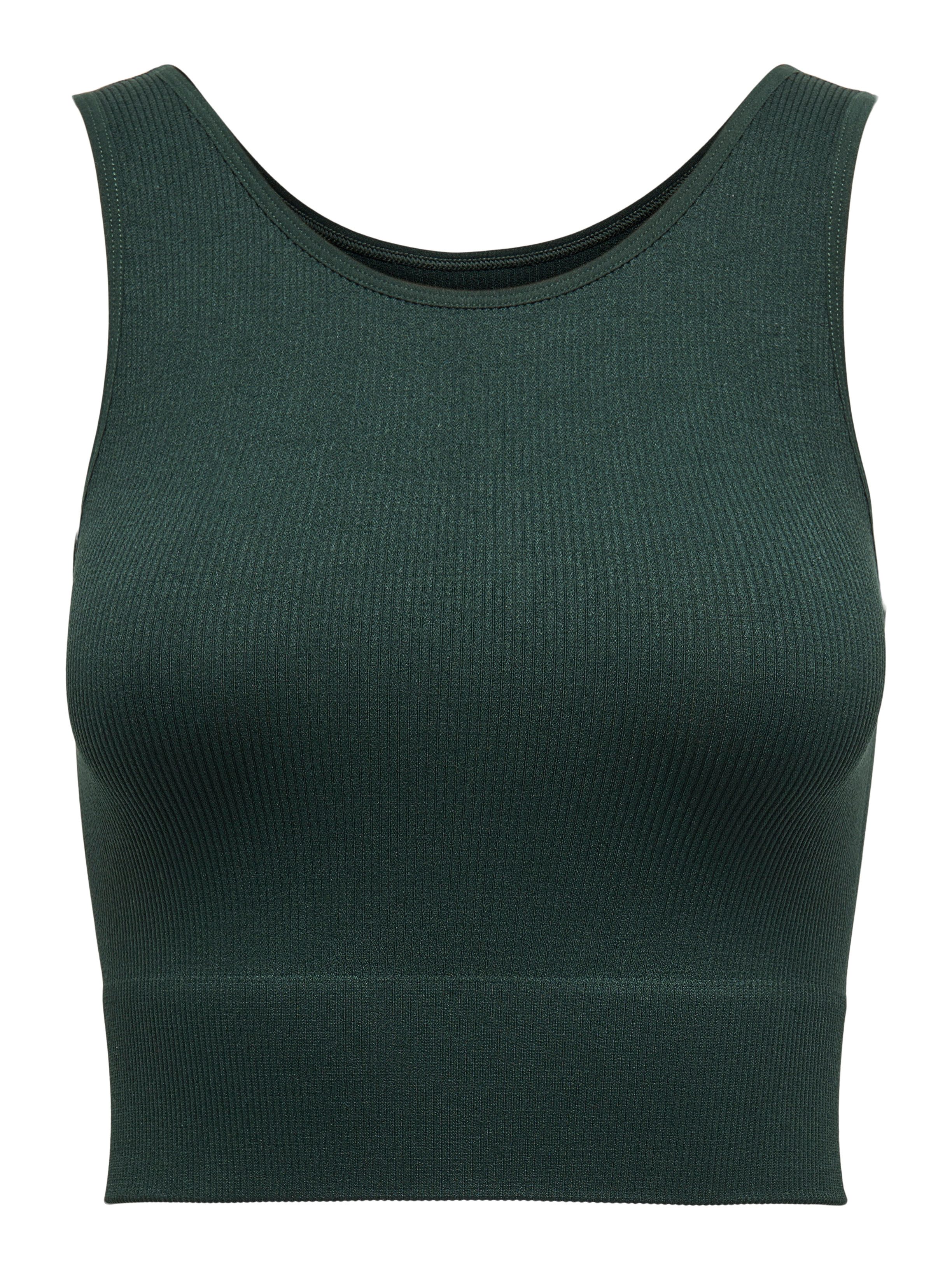 Only Play Trainingstop ONPJAIA LIFE Cropped fit in fijne ribstructuur