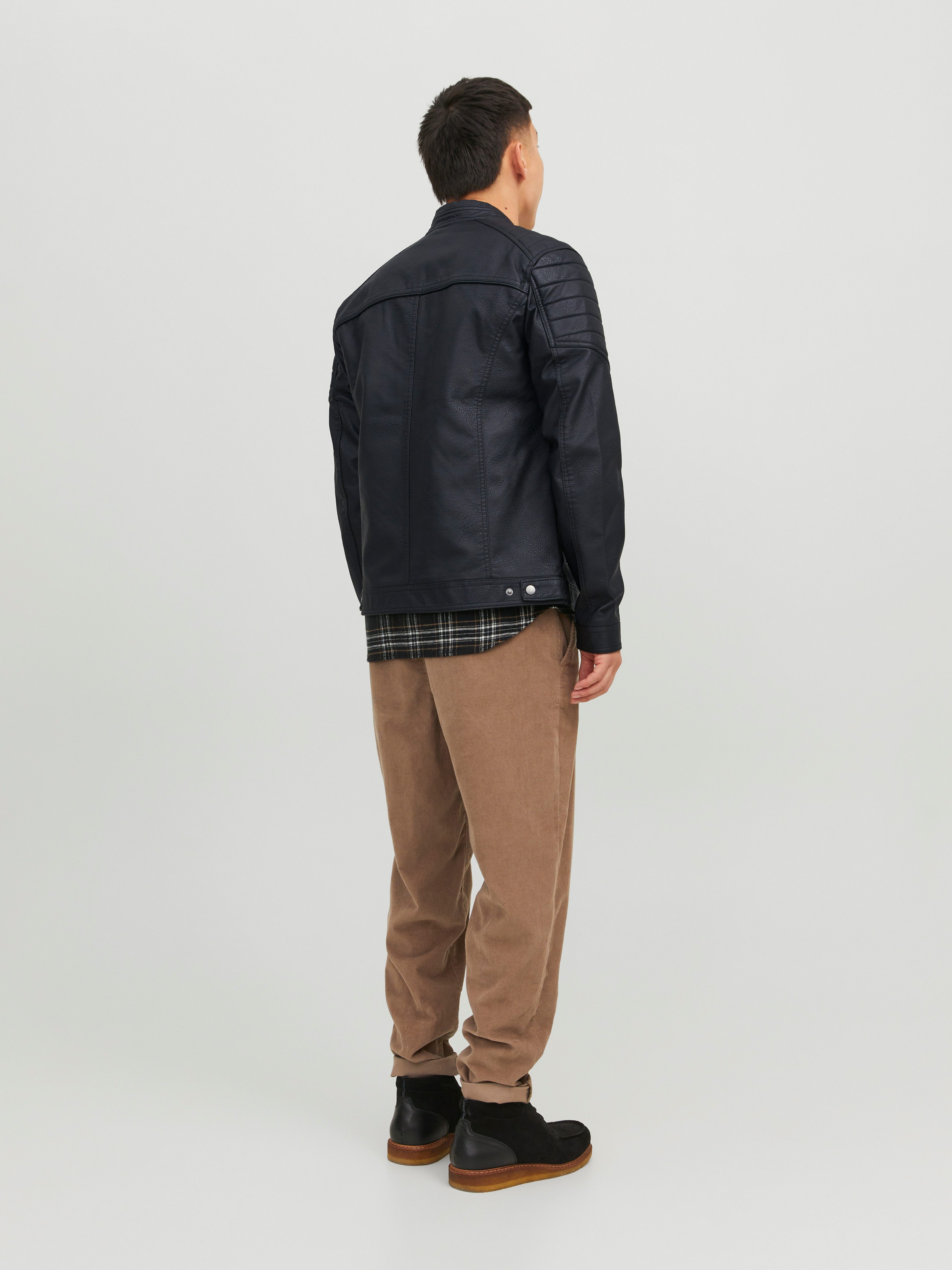 Jack & Jones Imitatieleren jack JJEROCKY JACKET NOOS