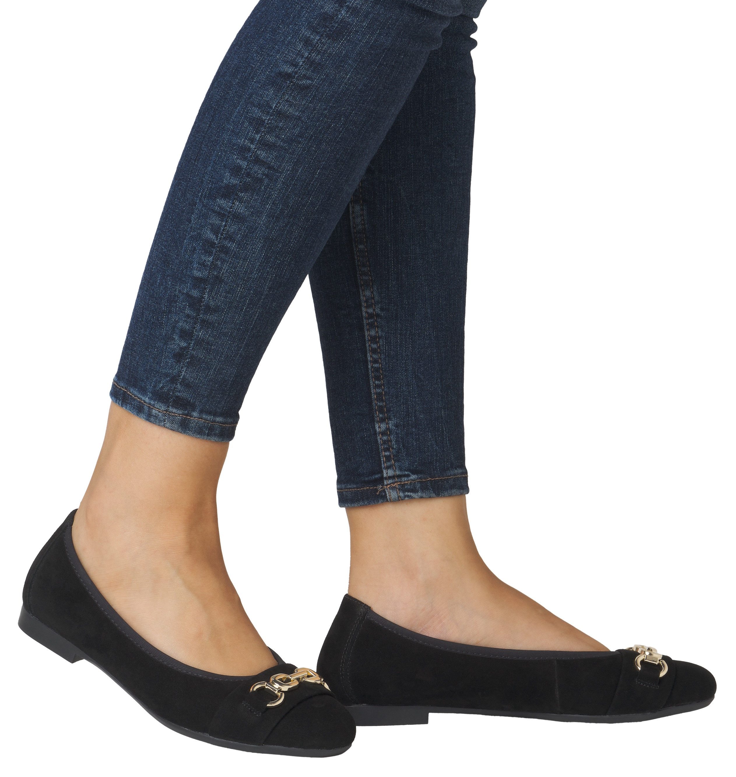 Remonte Ballerina's , blokhak, pumps, business schoen met sieraandeel