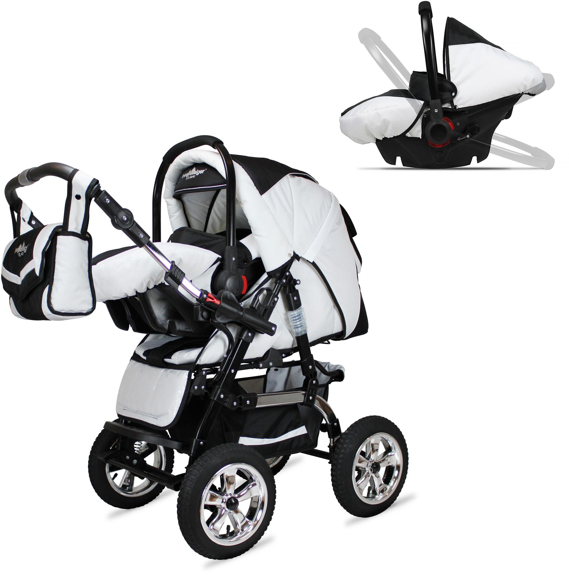 Bergsteiger combi-kinderwagen, 10-delig, »Milano, beige ...