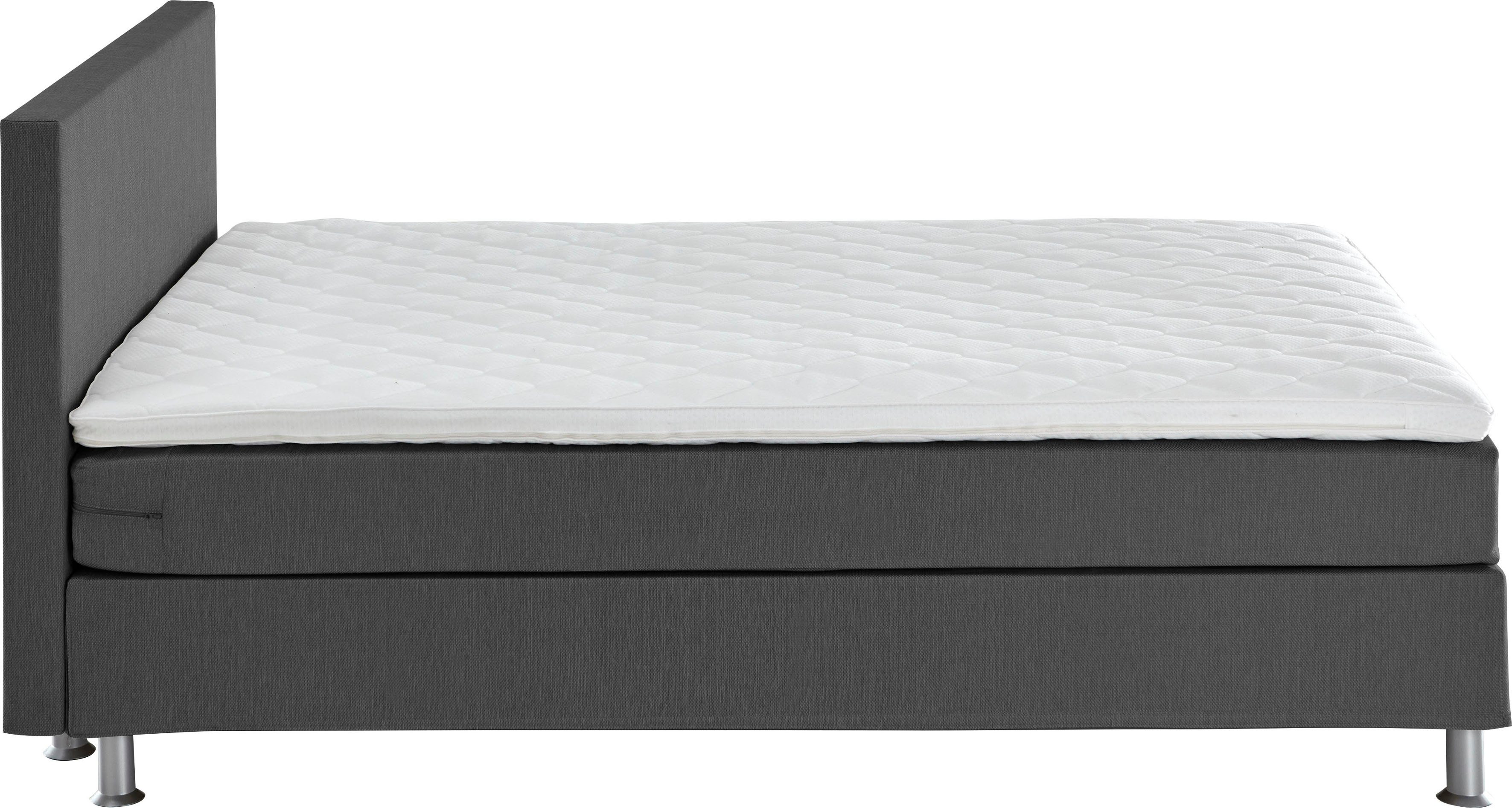 ATLANTIC home collection Boxspring Edison inclusief bonell-binnenveringsmatras en topmatras