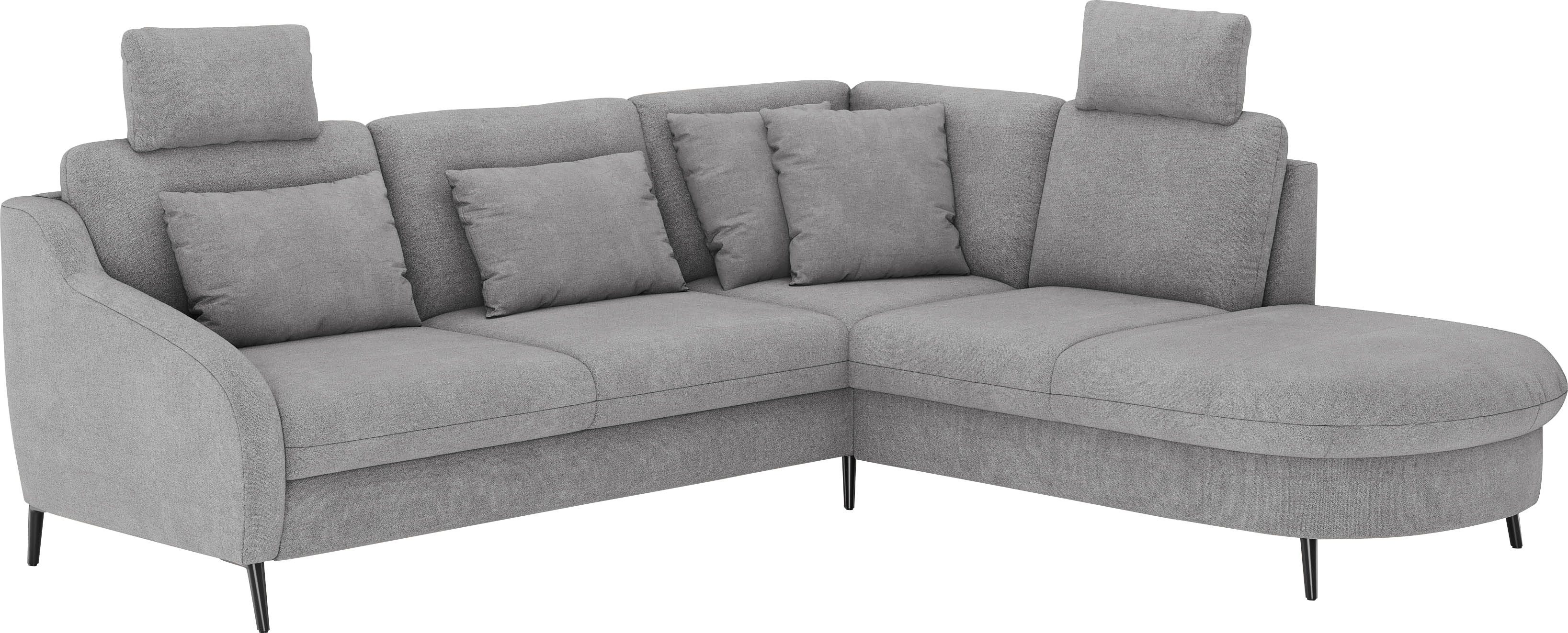 sit&more Hoekbank Soul L-vorm optioneel met bedfunctie en bedlade of lade