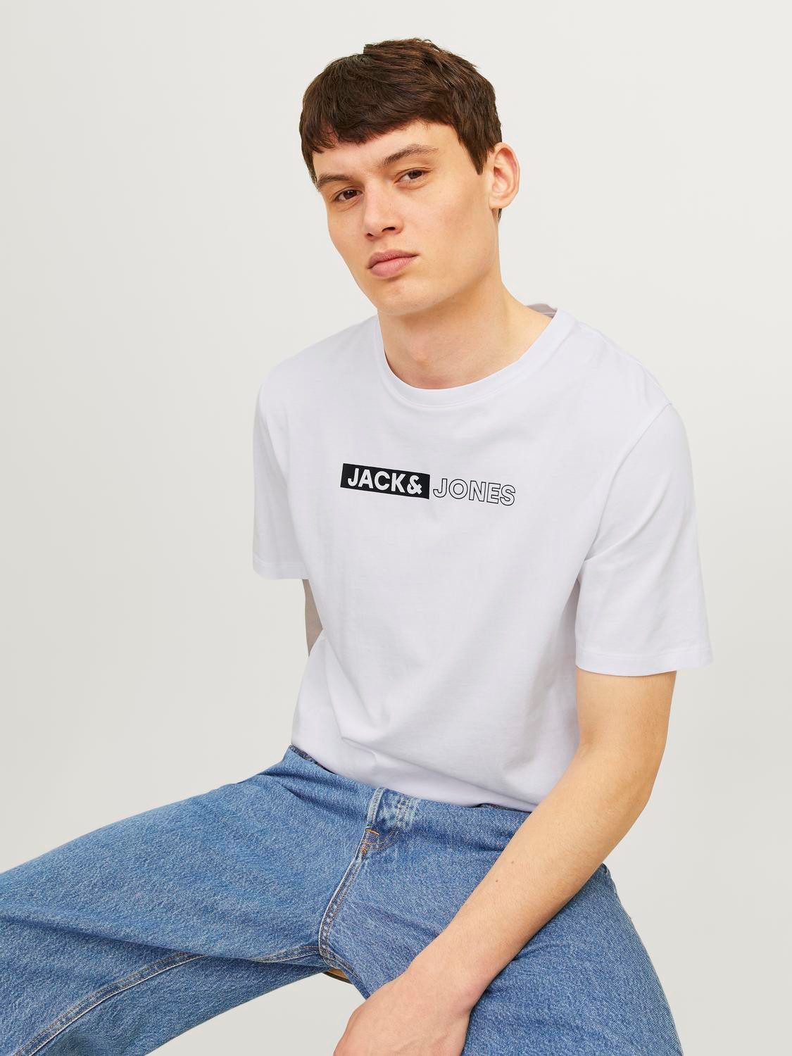 Jack & Jones Shirt met ronde hals JJECORP LOGO TEE PLAY SS O-NECK NOOS