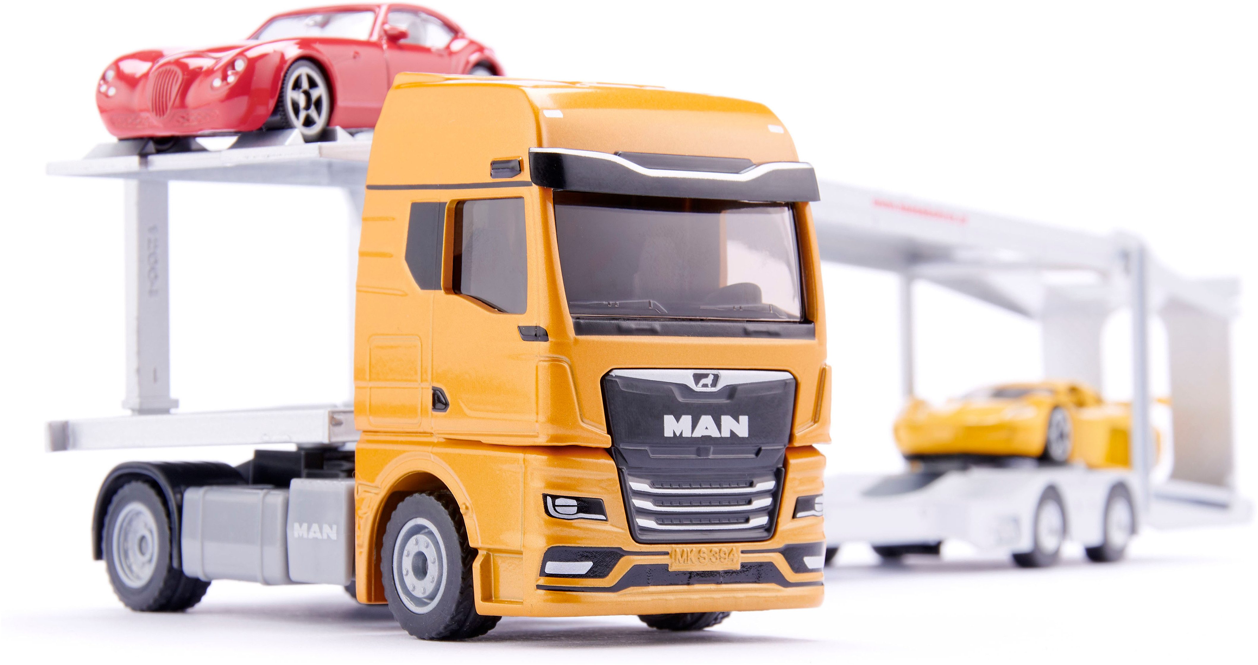 Siku Speelgoed vrachtwagen SIKU Super, MAN autotransporter (3944)