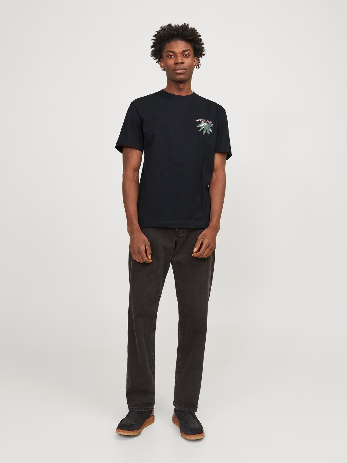 Jack & Jones T-shirt JORTAMPA BACK TEE SS CREW NECK SN