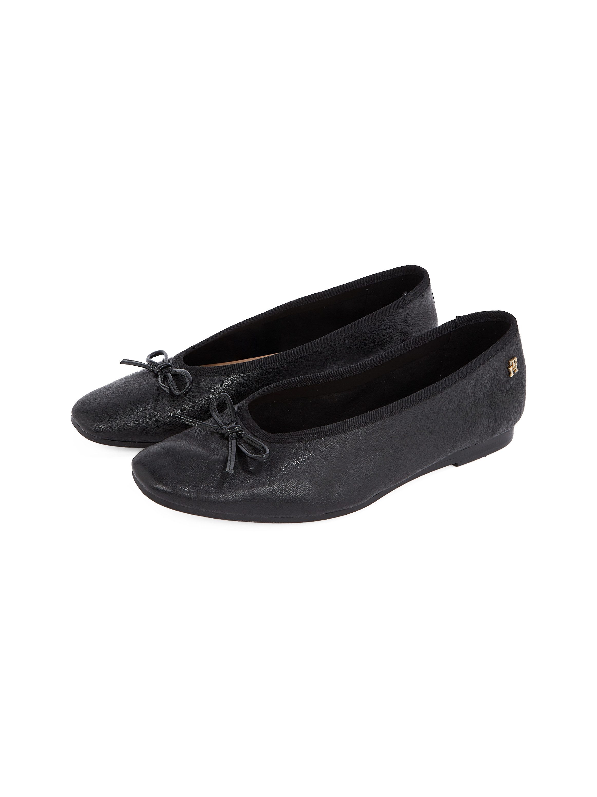 Tommy Hilfiger Ballerina's SOFT LEATHER BALLERINA BOW , businessschoenen, flats, slippers,...