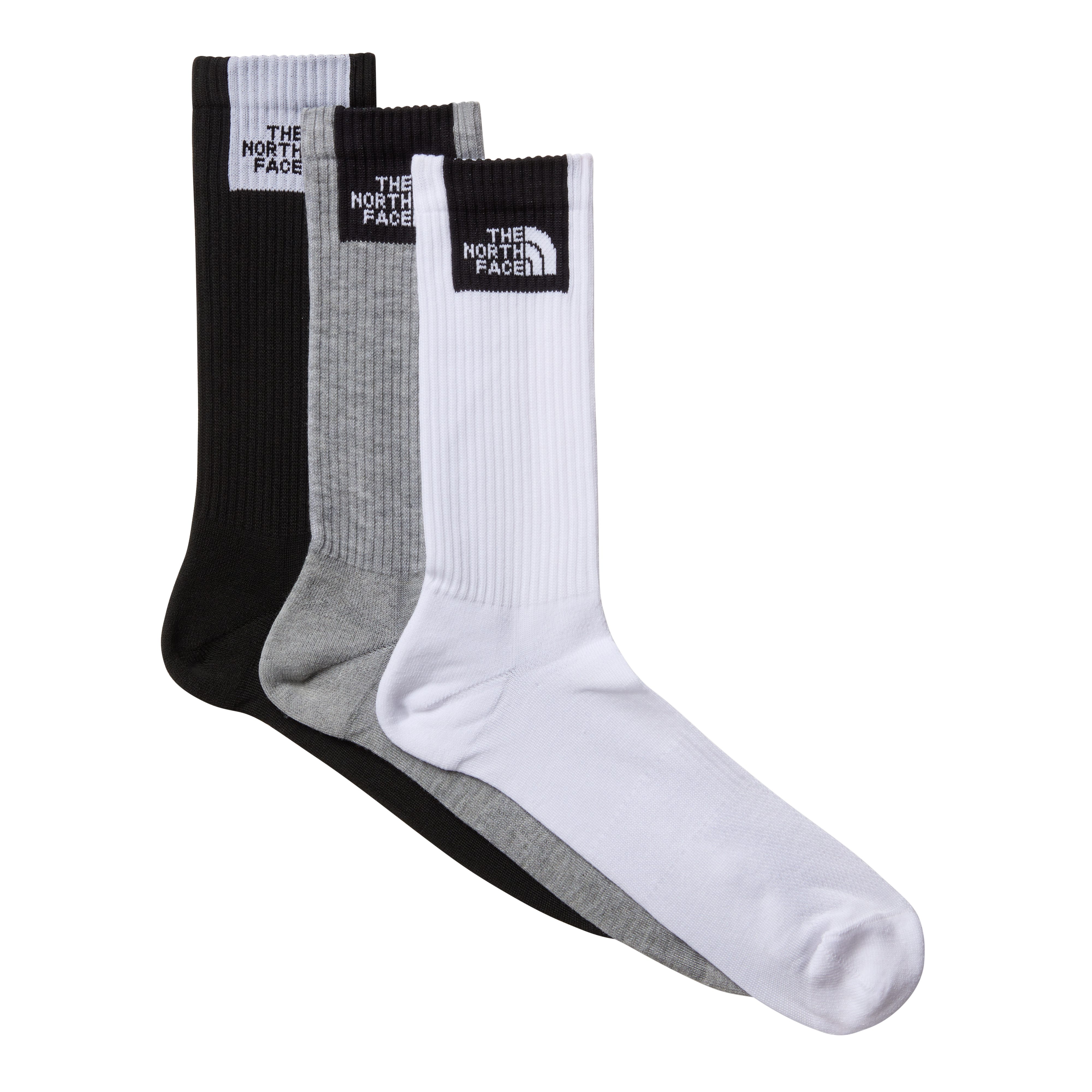 The North Face Sportsokken MULTI SPORT FINE BOX CUSH CREW SOCK 3P (3 paar)