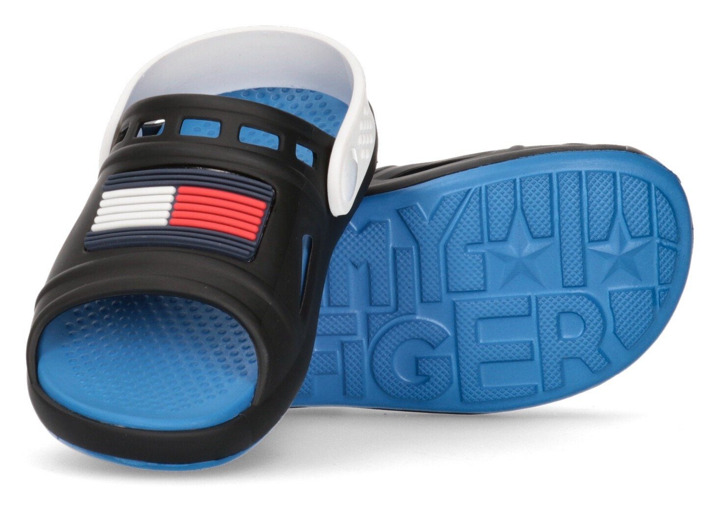 Tommy Hilfiger Badslippers Comfy , zomerschoen, badschoen, blote voet schoen, met groot merklogo