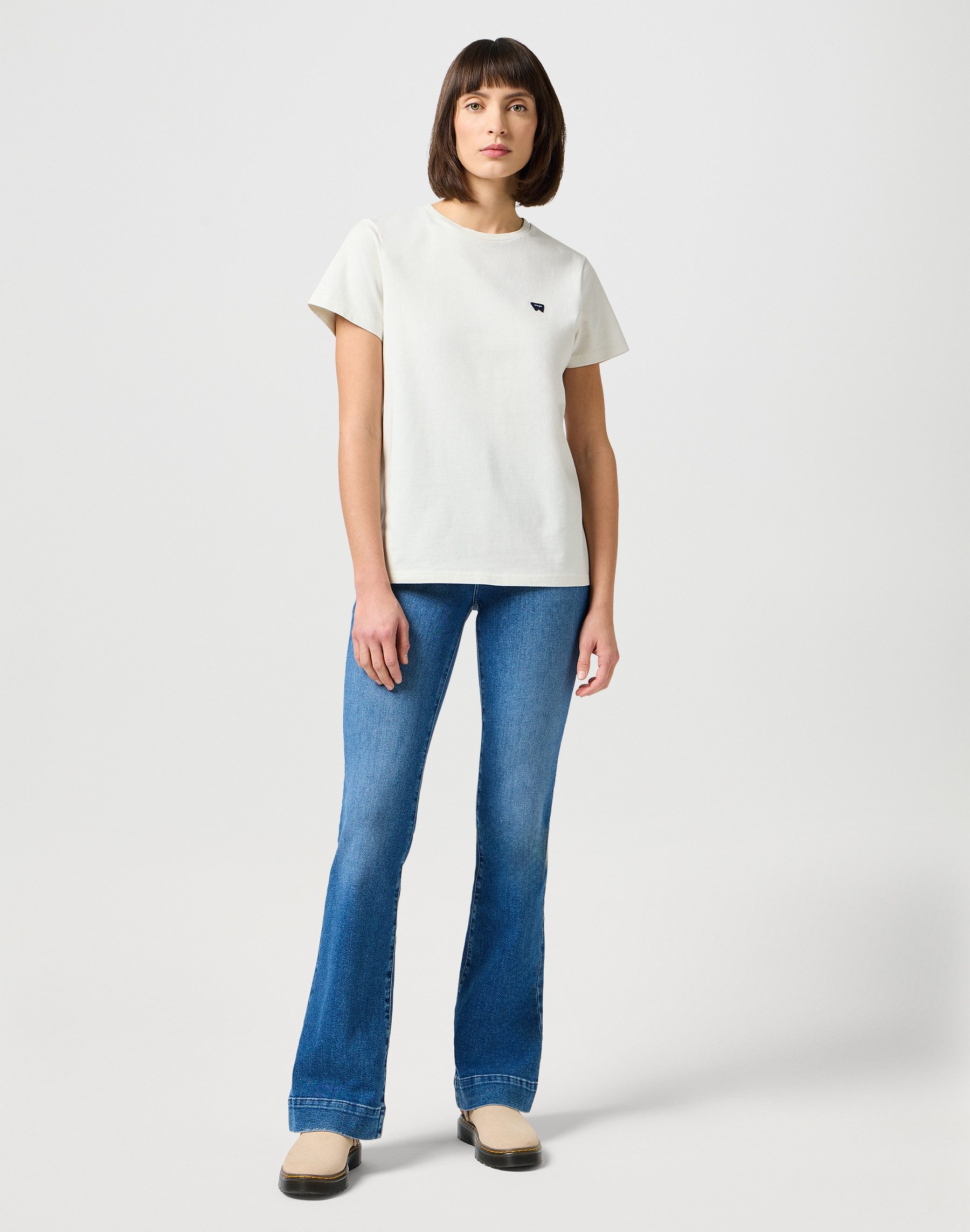 Wrangler Bootcut jeans Flare in retro-design met uitlopende pijp