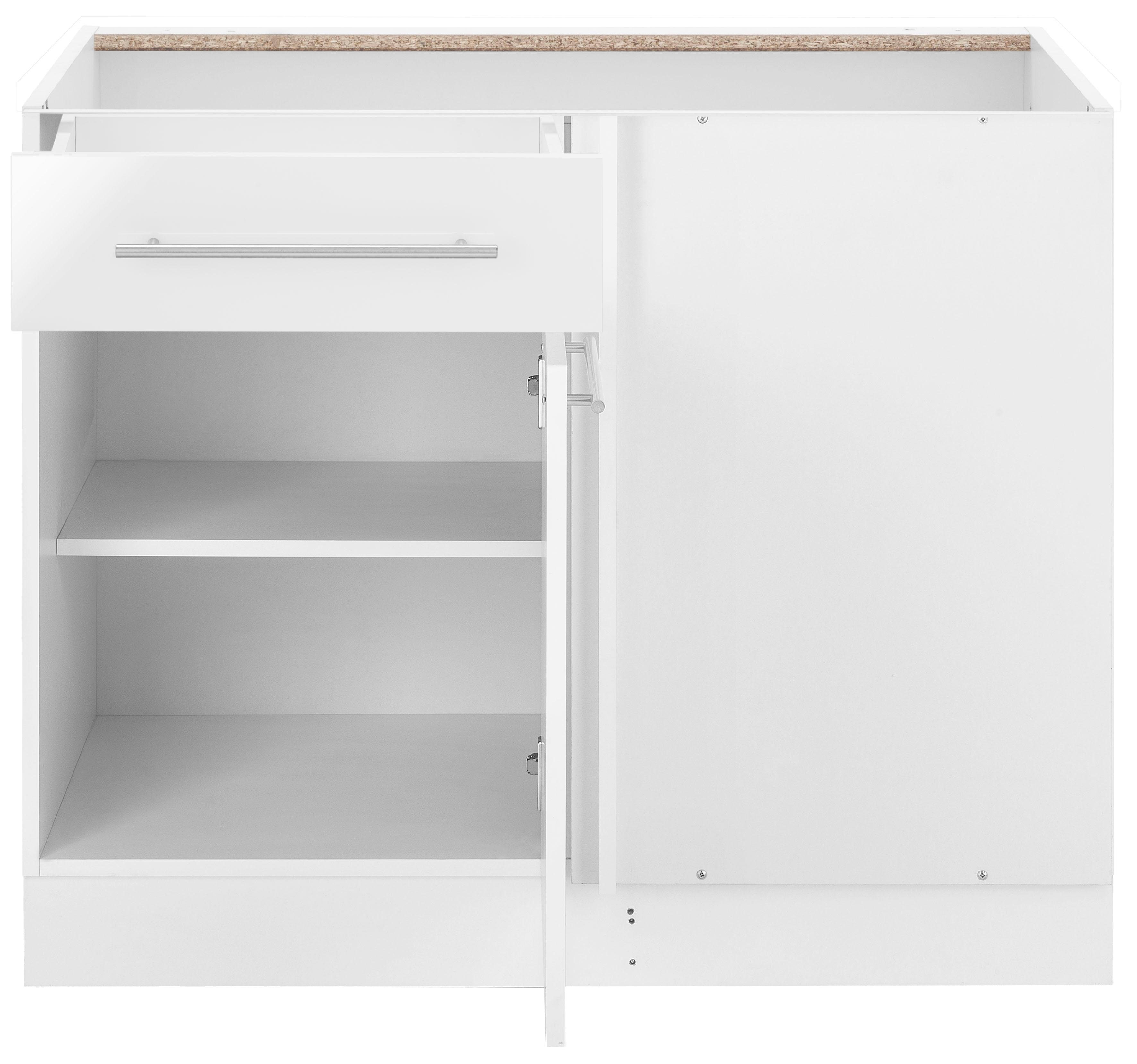 wiho Küchen Hoekonderkast Flexi2 Breedte 100 cm, ontwerpafmeting 110 cm, zonder werkblad
