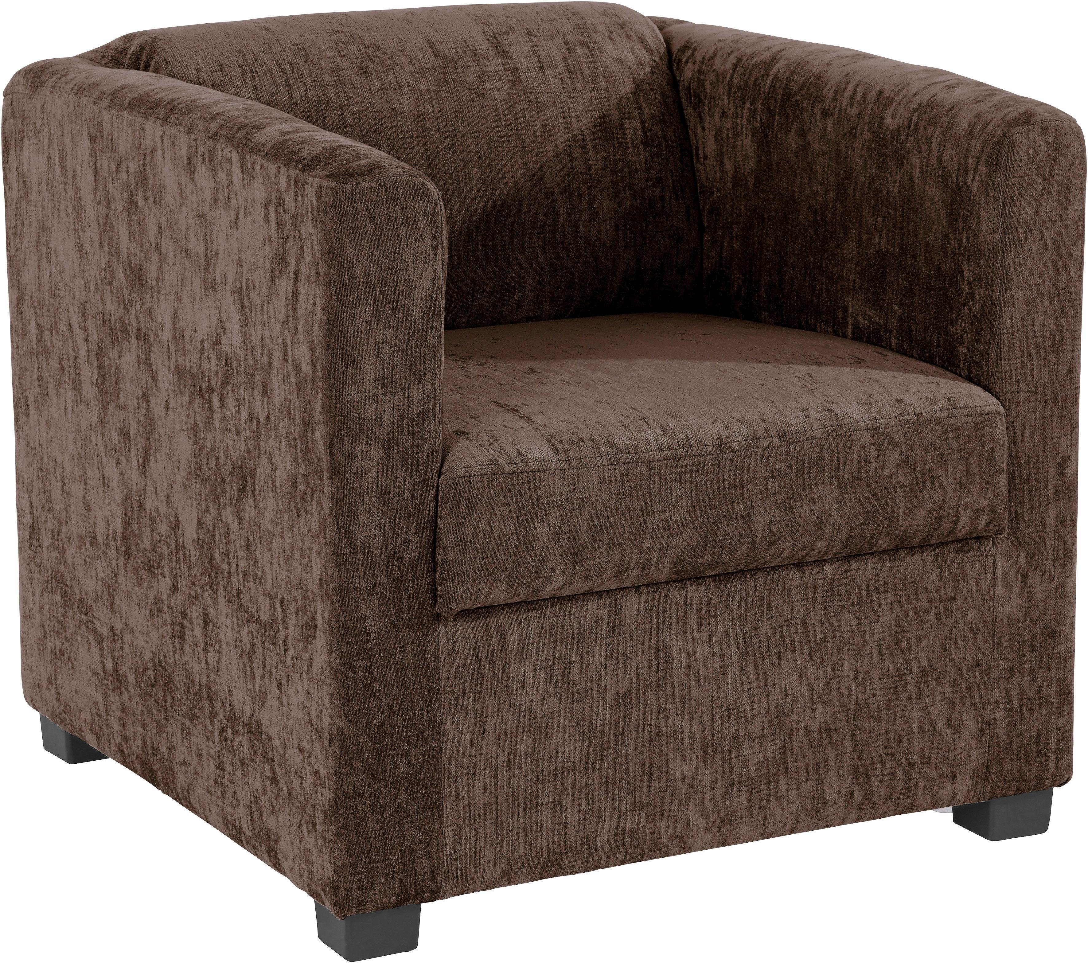 INOSIGN Fauteuil Bob cocktailsessel in verschillende moderne kleuren en kwaliteiten (set)