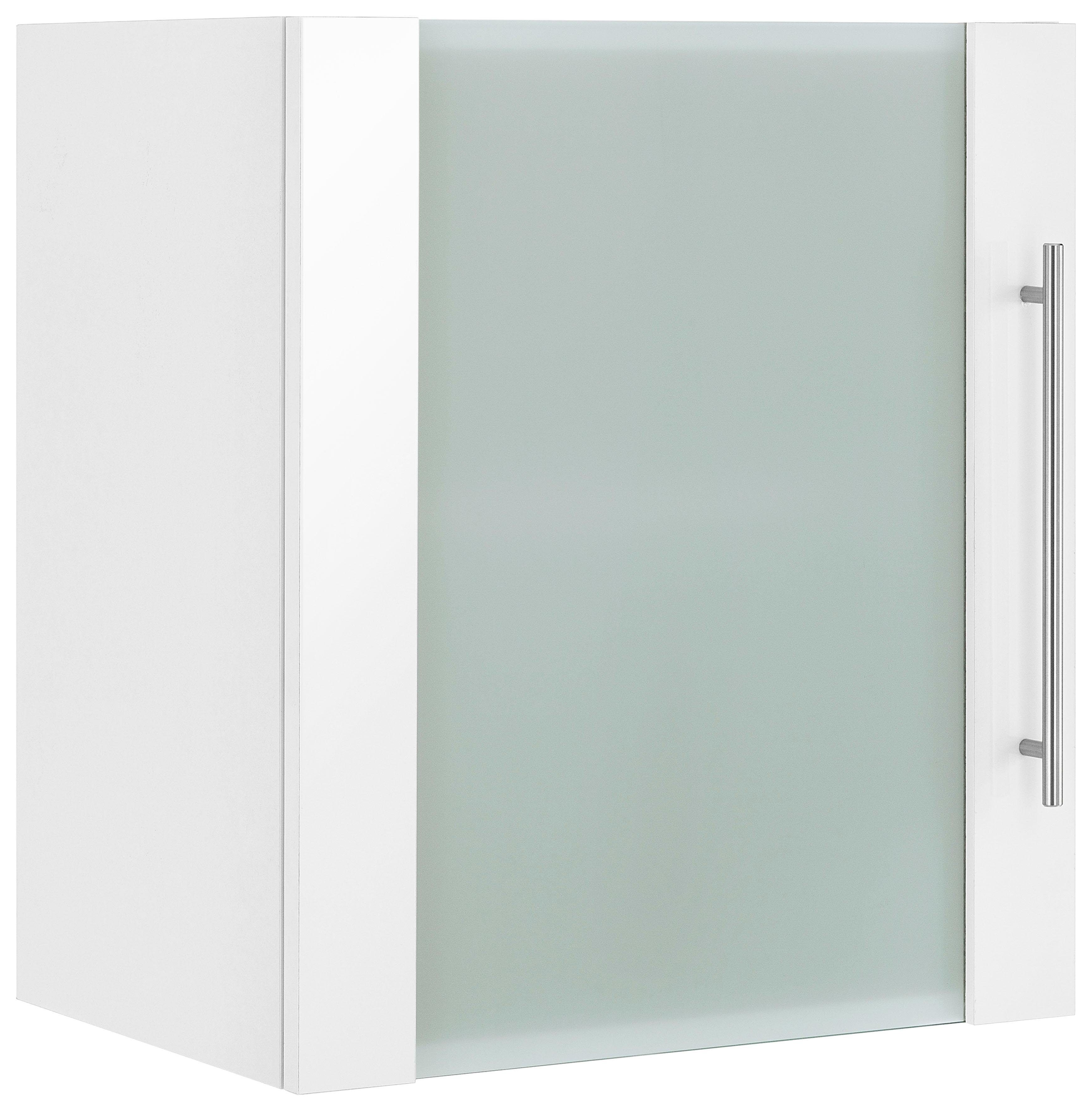 wiho Küchen Hangend kastje met glasdeur Flexi2 Breedte 50 cm hangkasten wit