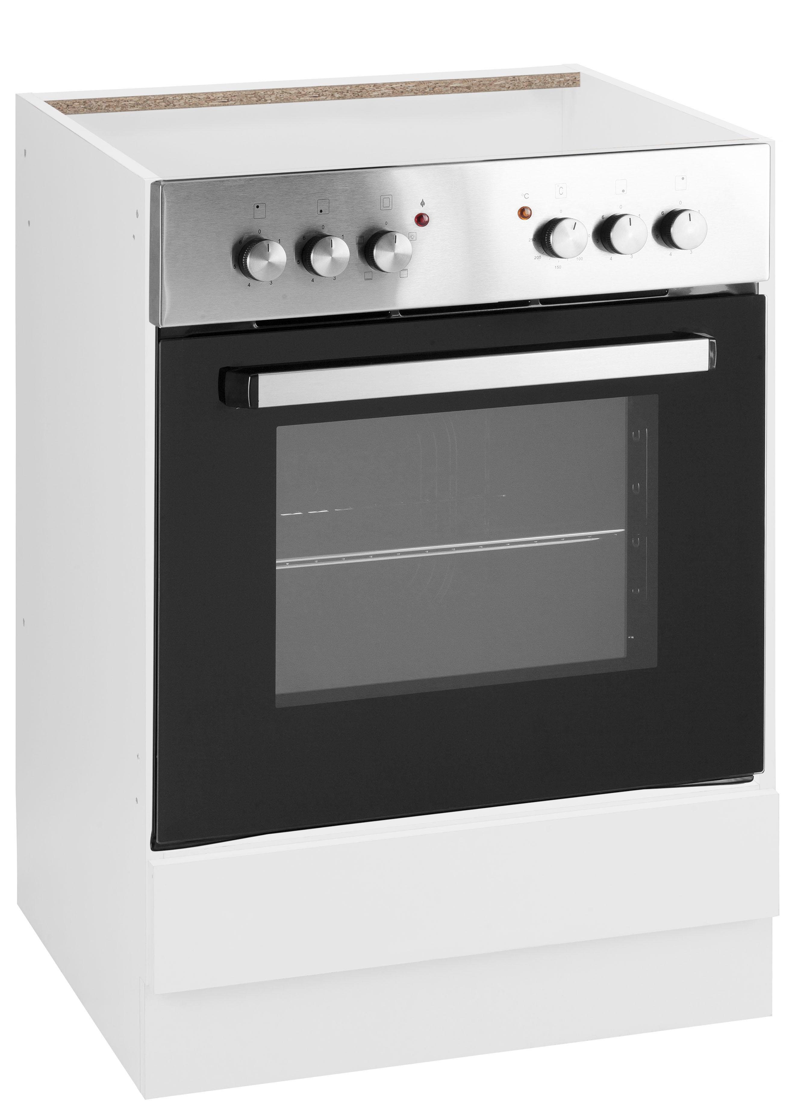 wiho Küchen Ombouwkast voor oven Flexi2 ombouwkasten wit