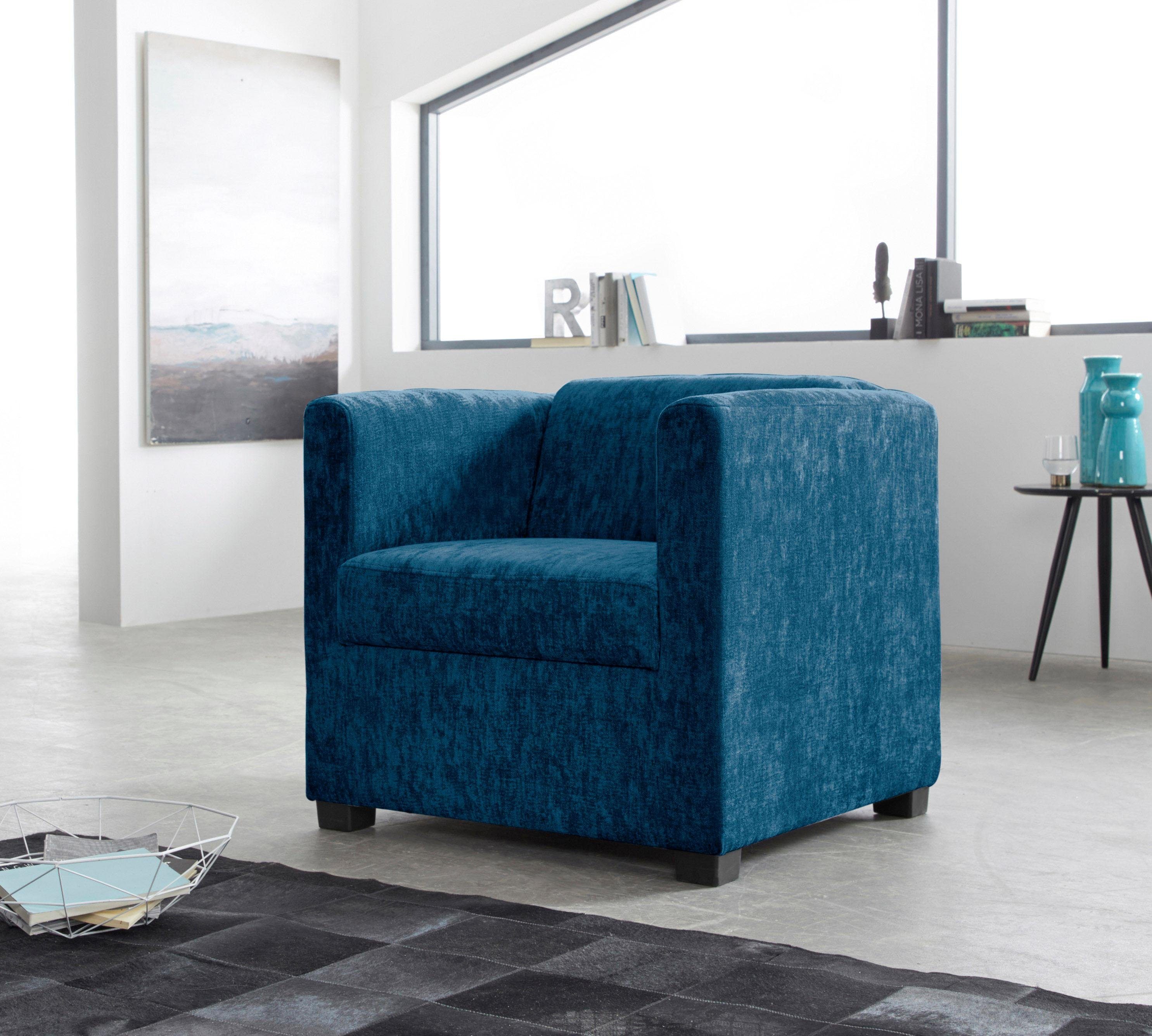 INOSIGN Fauteuil Bob in verschillende moderne kleuren en kwaliteiten