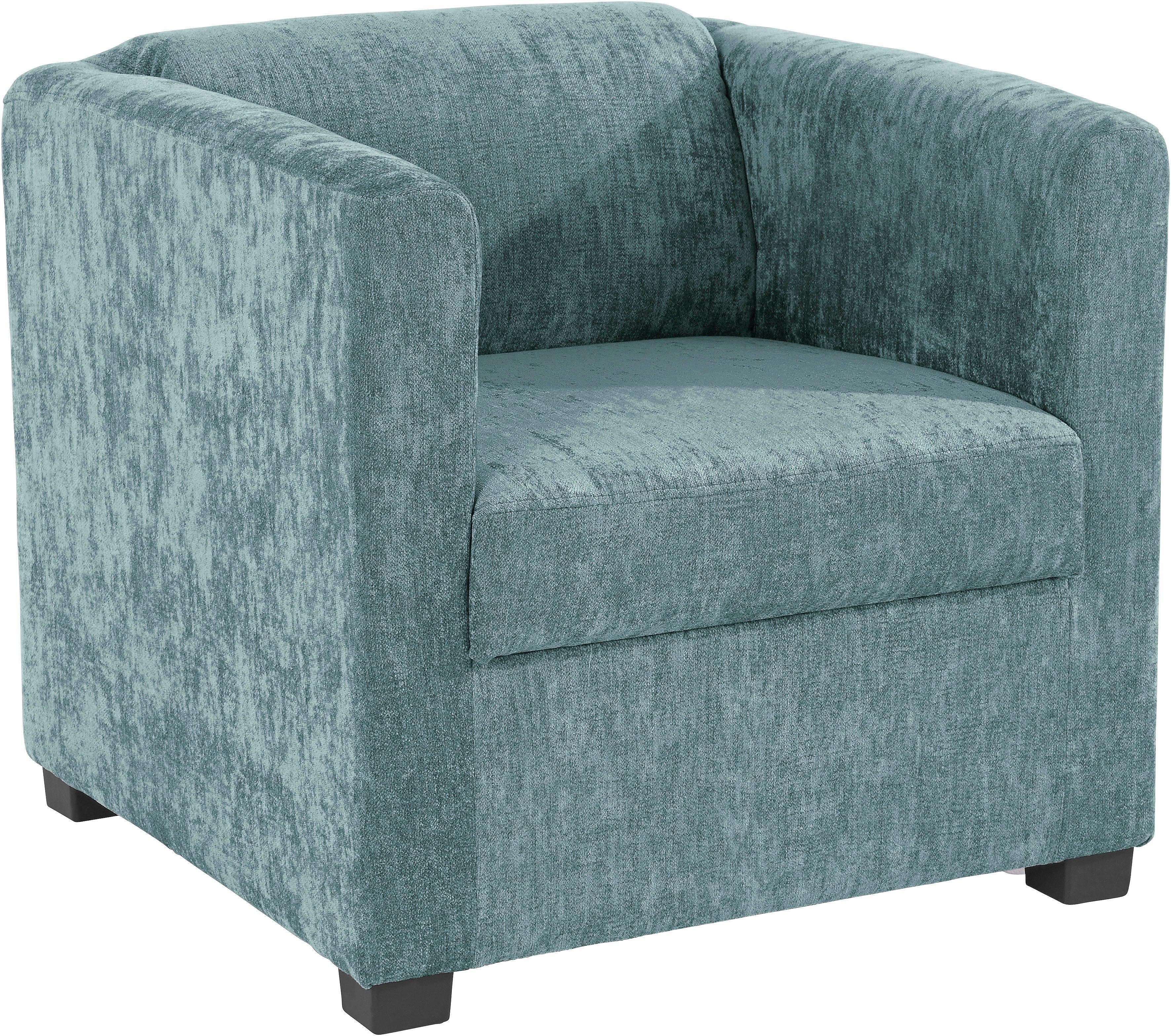 INOSIGN Fauteuil Bob cocktailsessel in verschillende moderne kleuren en kwaliteiten (set)