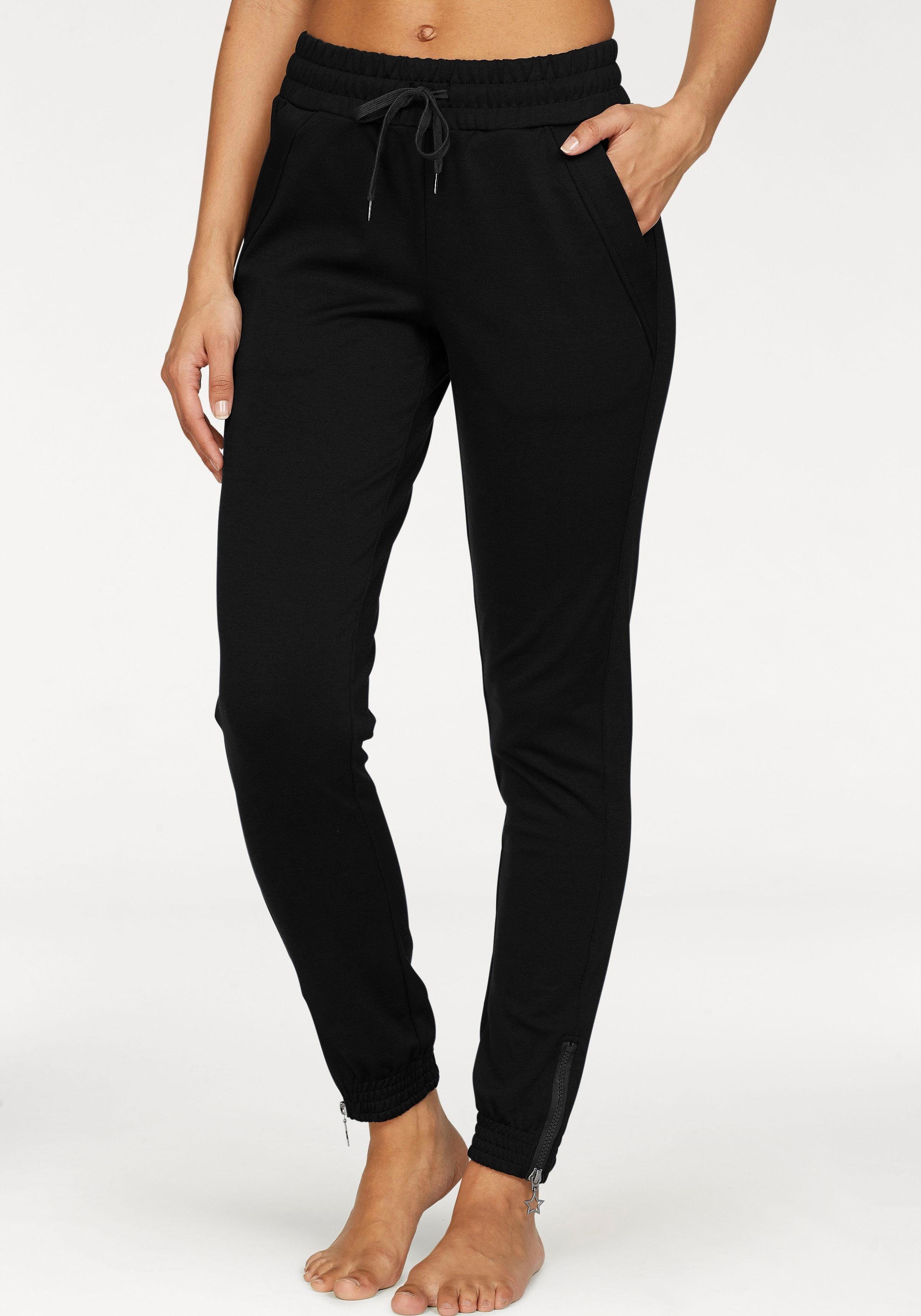 Bench. Loungewear Relaxbroek met smalle pijpen en rits aan de zoom, loungewear, loungepak