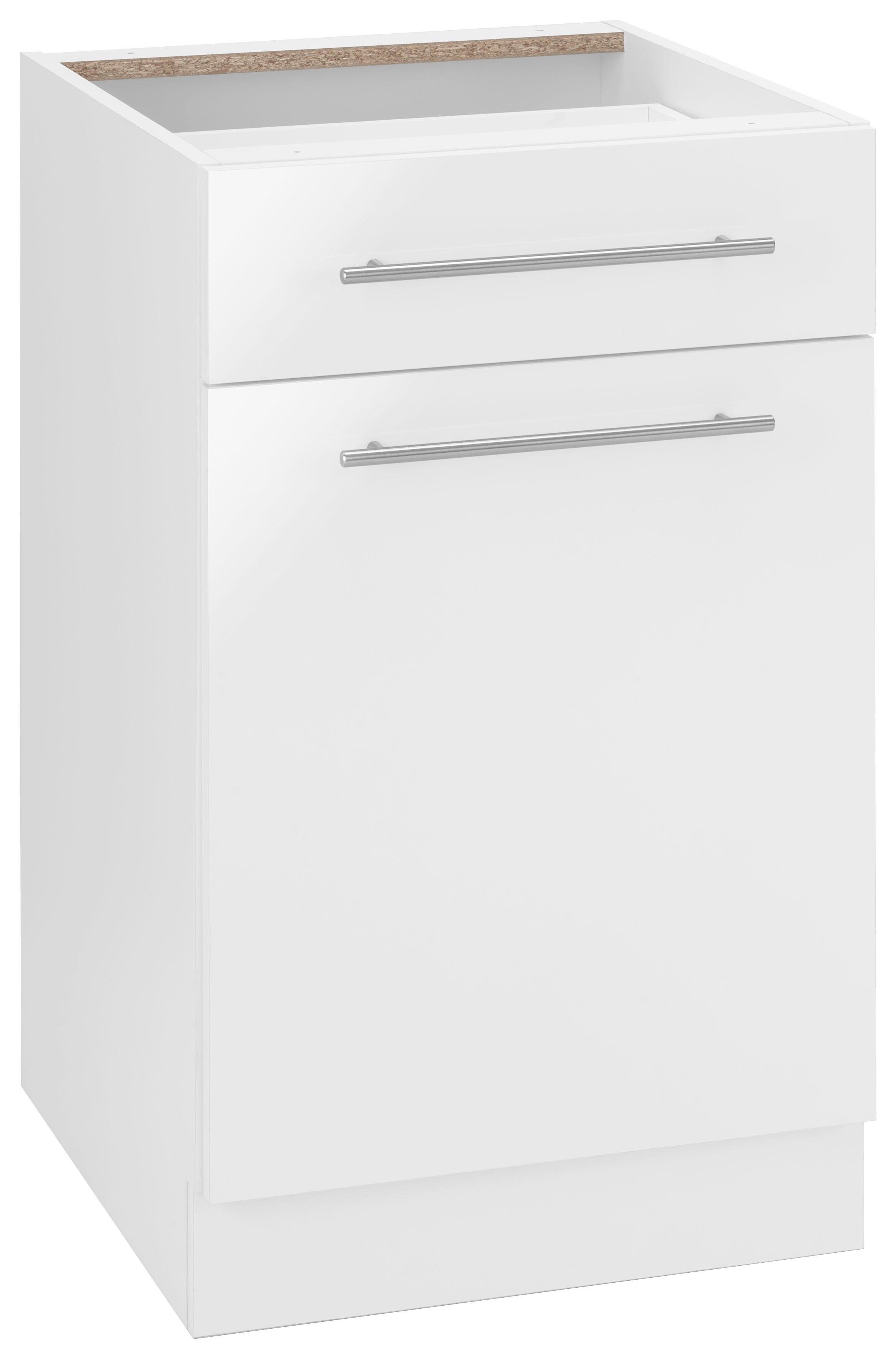 wiho Küchen Onderkast Flexi2 Breedte 50 cm onderkasten wit