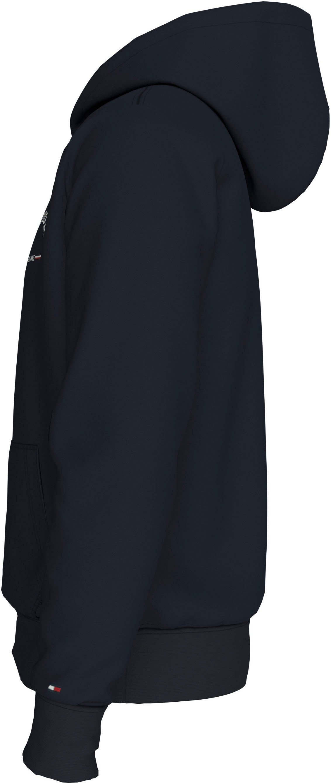 Tommy Hilfiger Capuchonsweatvest ROUNDALL HOODED ZIP THROUGH