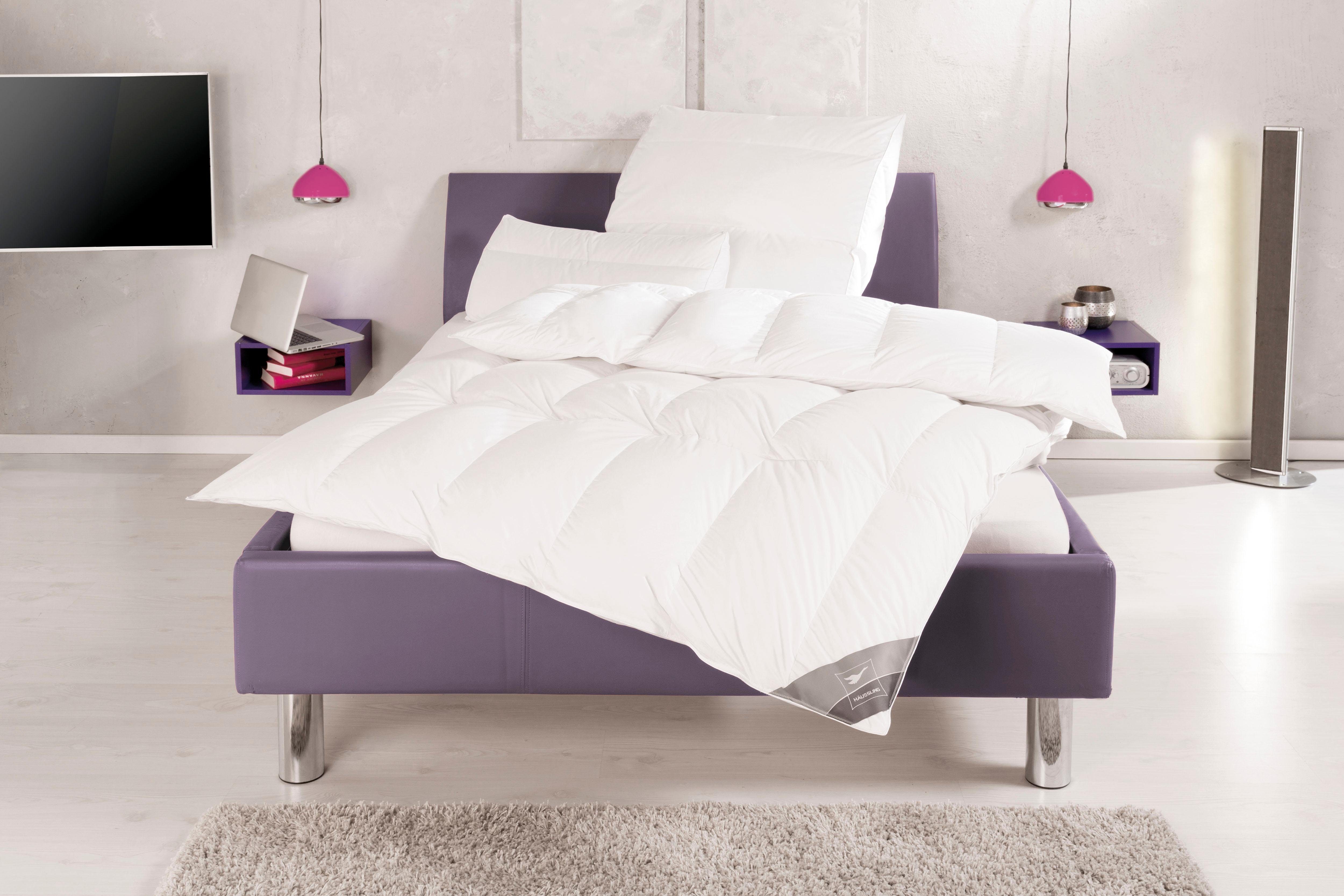 Haeussling Veren kussen BodyPerfect ModernLine Ideaal voor buikslapers