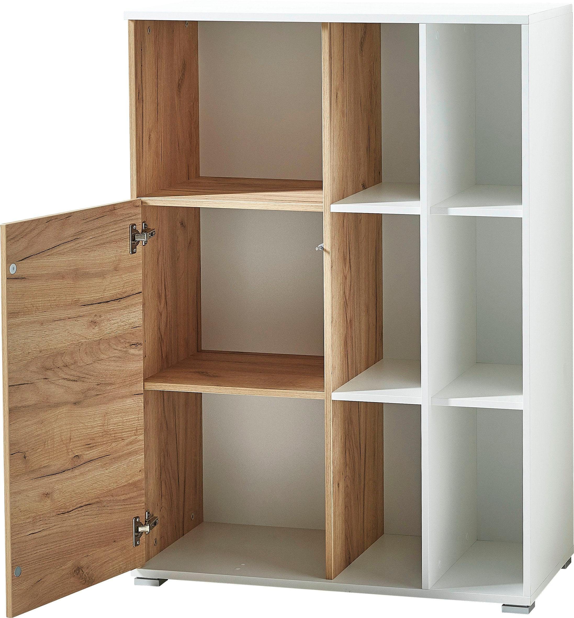 GERMANIA Archiefkast GW-Lioni in 2 hoogtes, opbergruimte, push-to-open, breedte 85 cm, made in germany