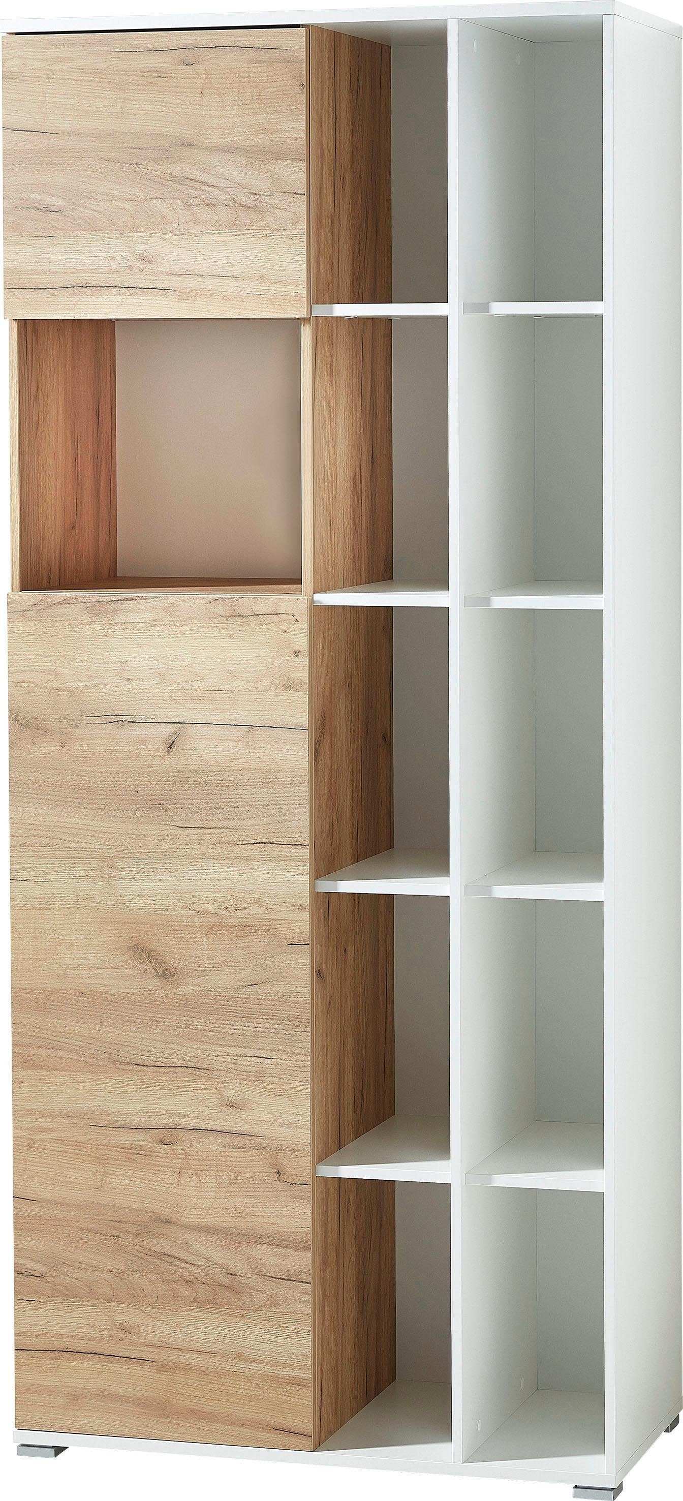 GERMANIA Archiefkast GW-Lioni in 2 hoogtes, opbergruimte, push-to-open, breedte 85 cm, made in germany bijzetkastjes wit
